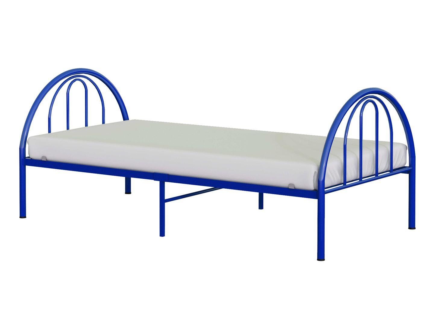 BK Furniture Brroklyn Twin Metal Bed, Blue, large