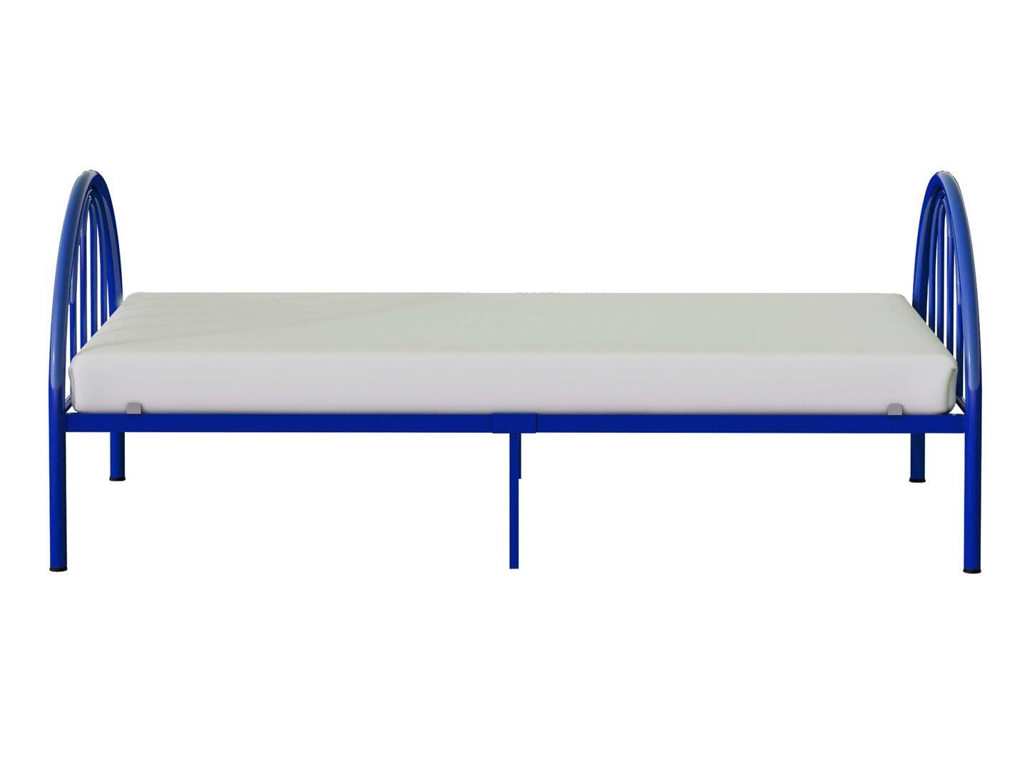 BK Furniture Brroklyn Twin Metal Bed, Blue, large