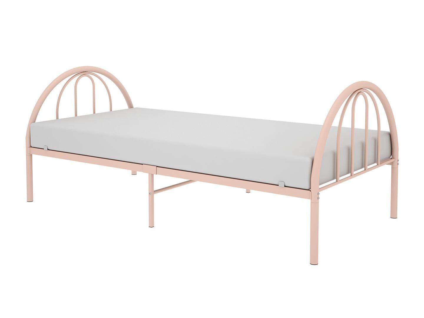 BK Furniture Brroklyn Twin Metal Bed, Clay, large