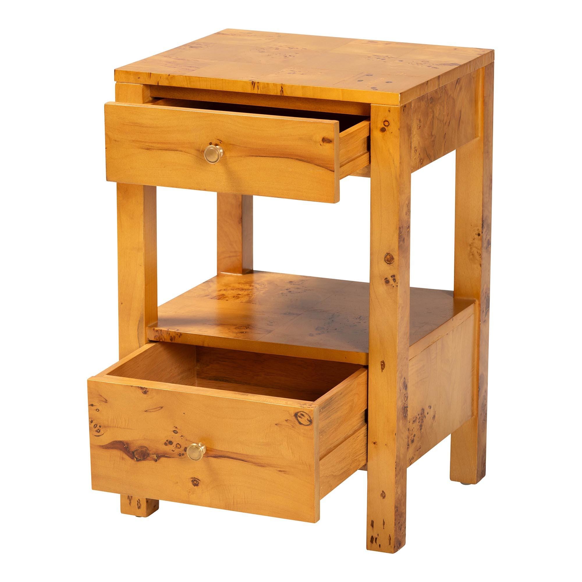 bali & pari Azmi 16" 2 Drawer Nighstand, , large