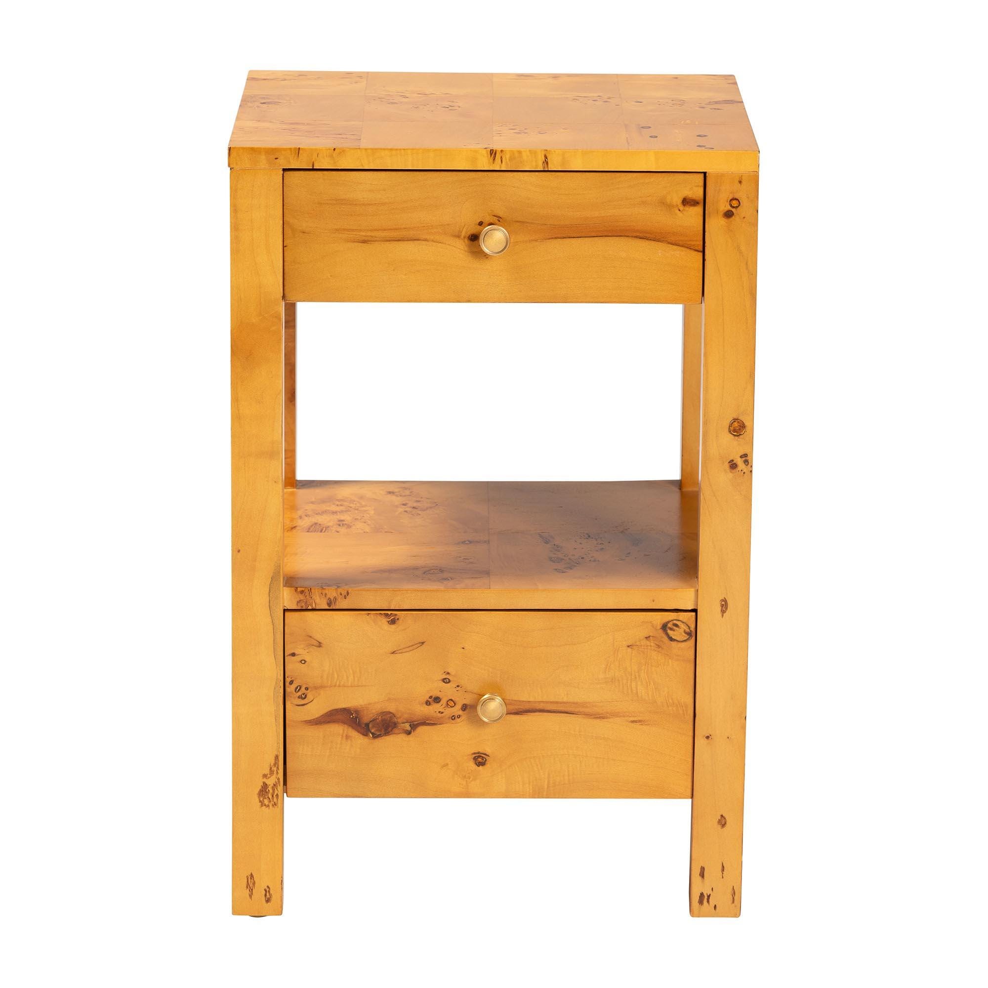 bali & pari Azmi 16" 2 Drawer Nighstand, , large
