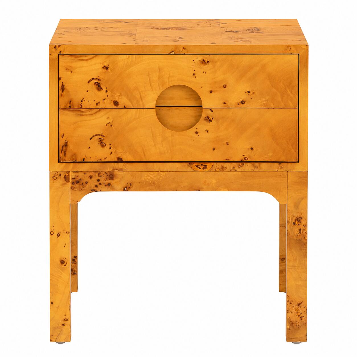 bali & pari Kayla 18" 2 Drawer Nighstand, , large