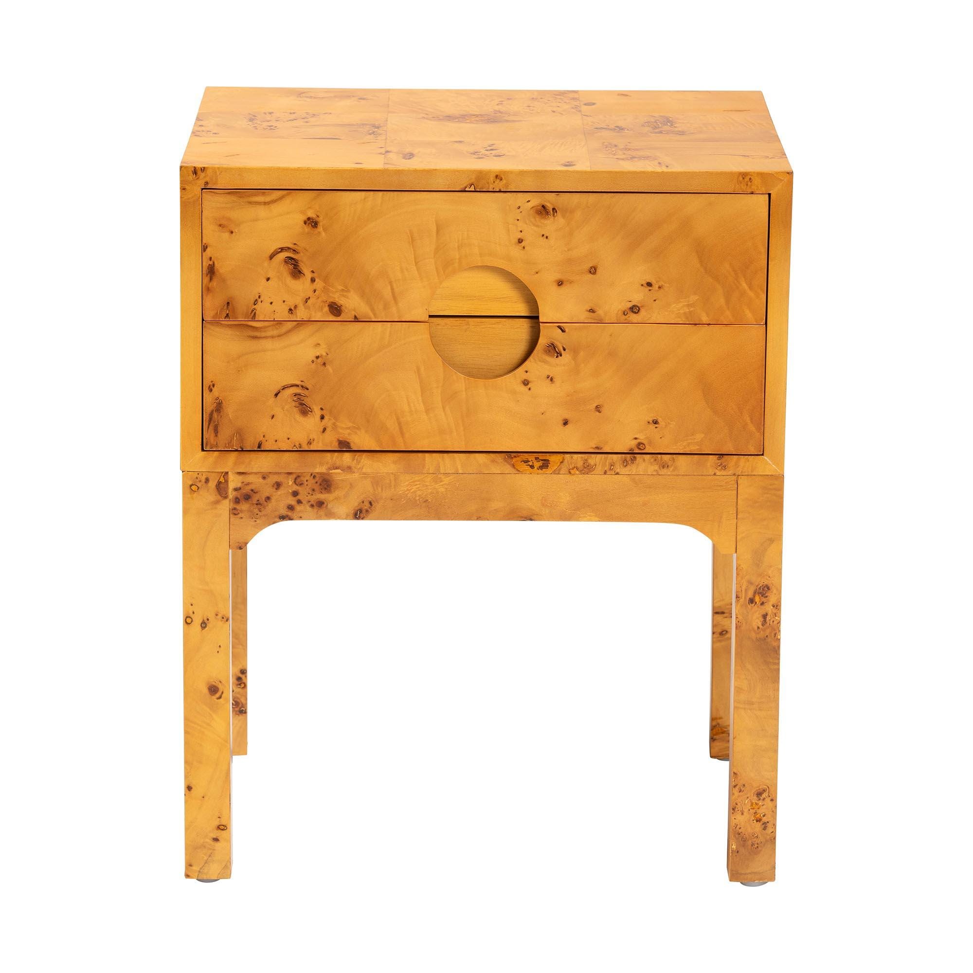 bali & pari Kayla 18" 2 Drawer Nighstand, , large