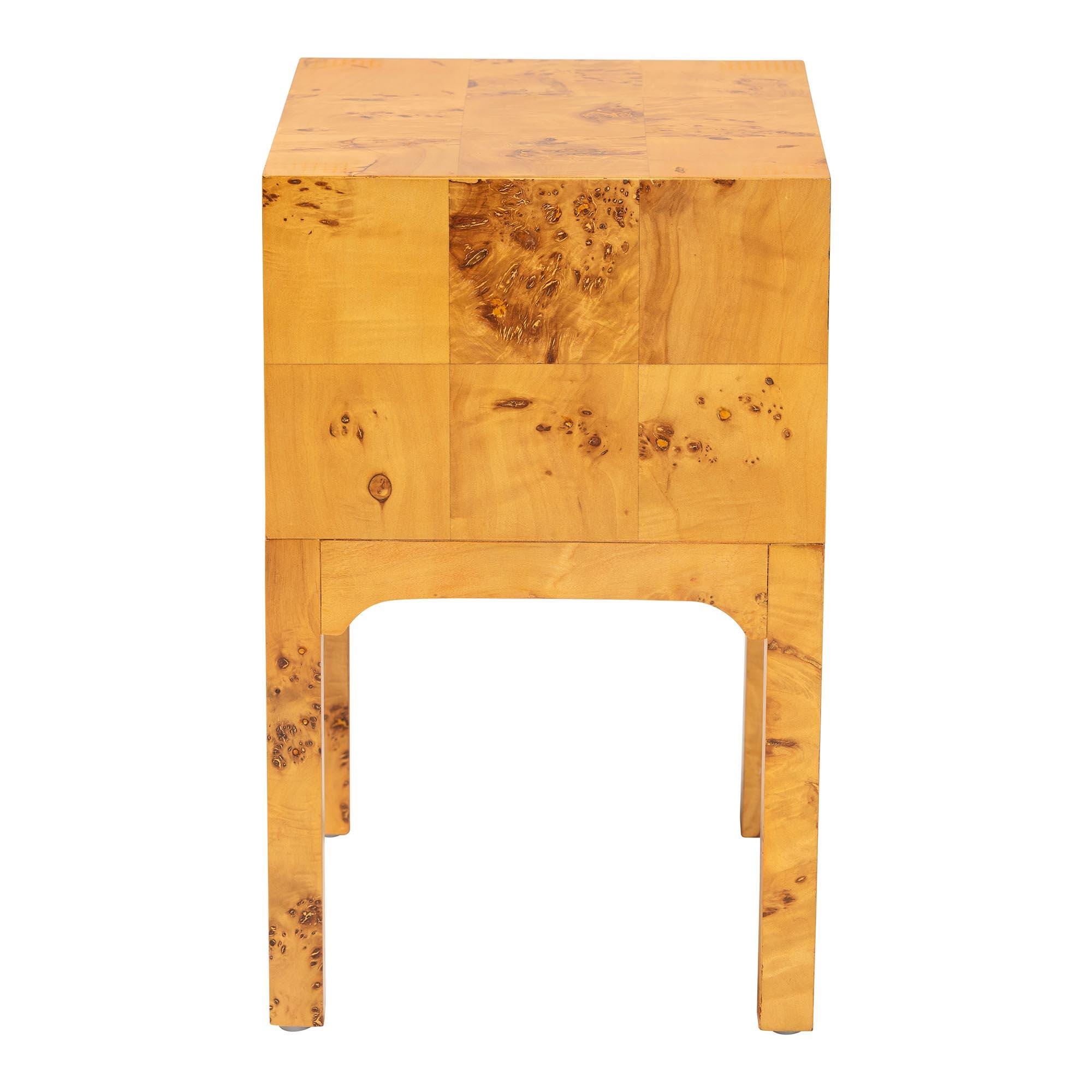 bali & pari Kayla 18" 2 Drawer Nighstand, , large