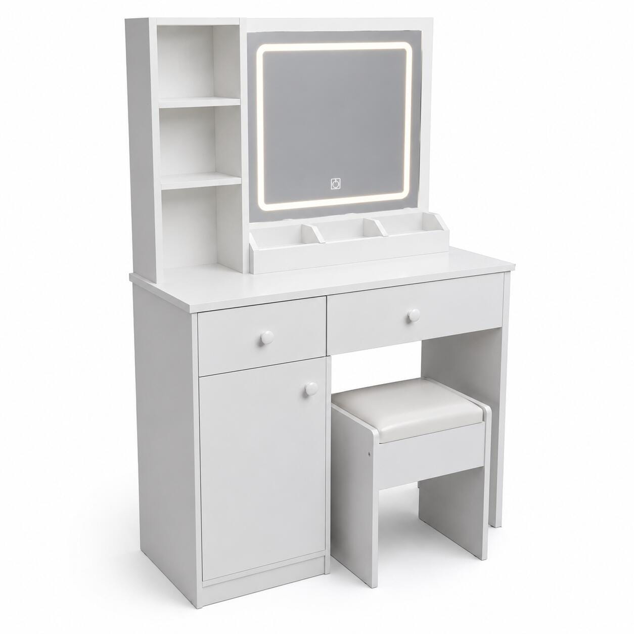 Dovelina Luna Vanity with Mirror, , large