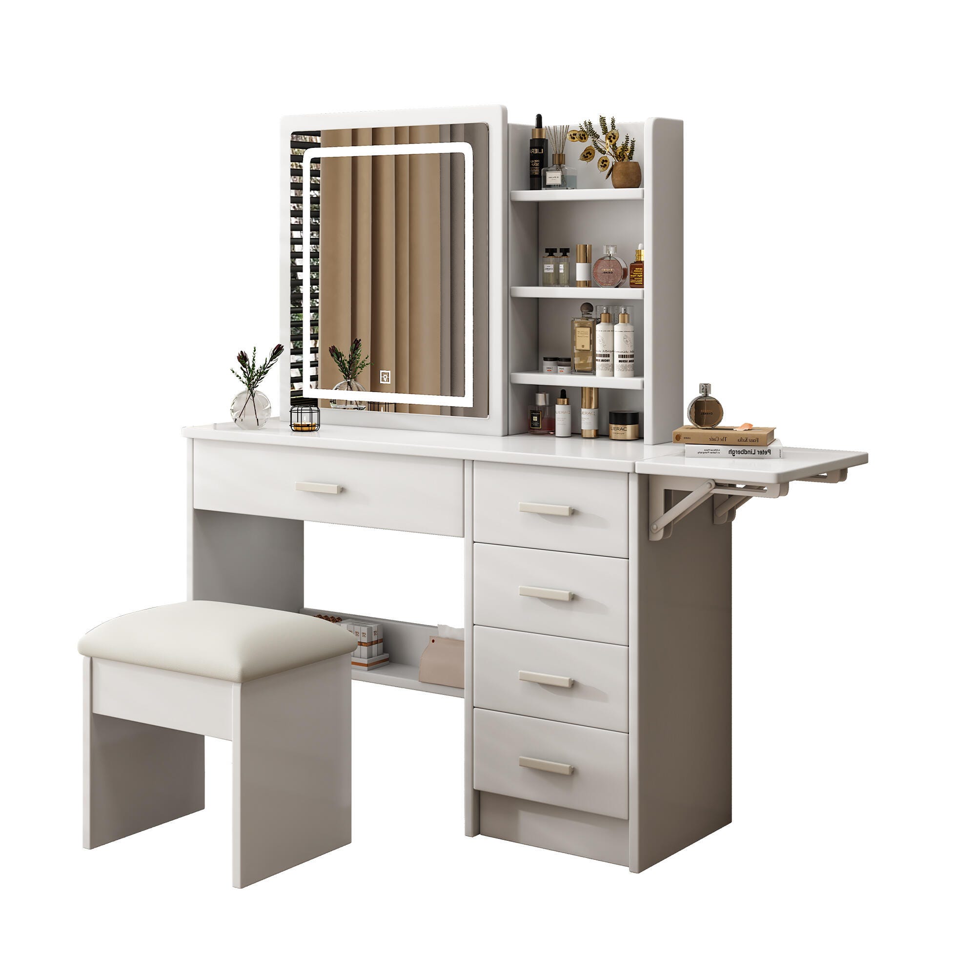 Dovelina Lumiere Vanity with Mirror, , large