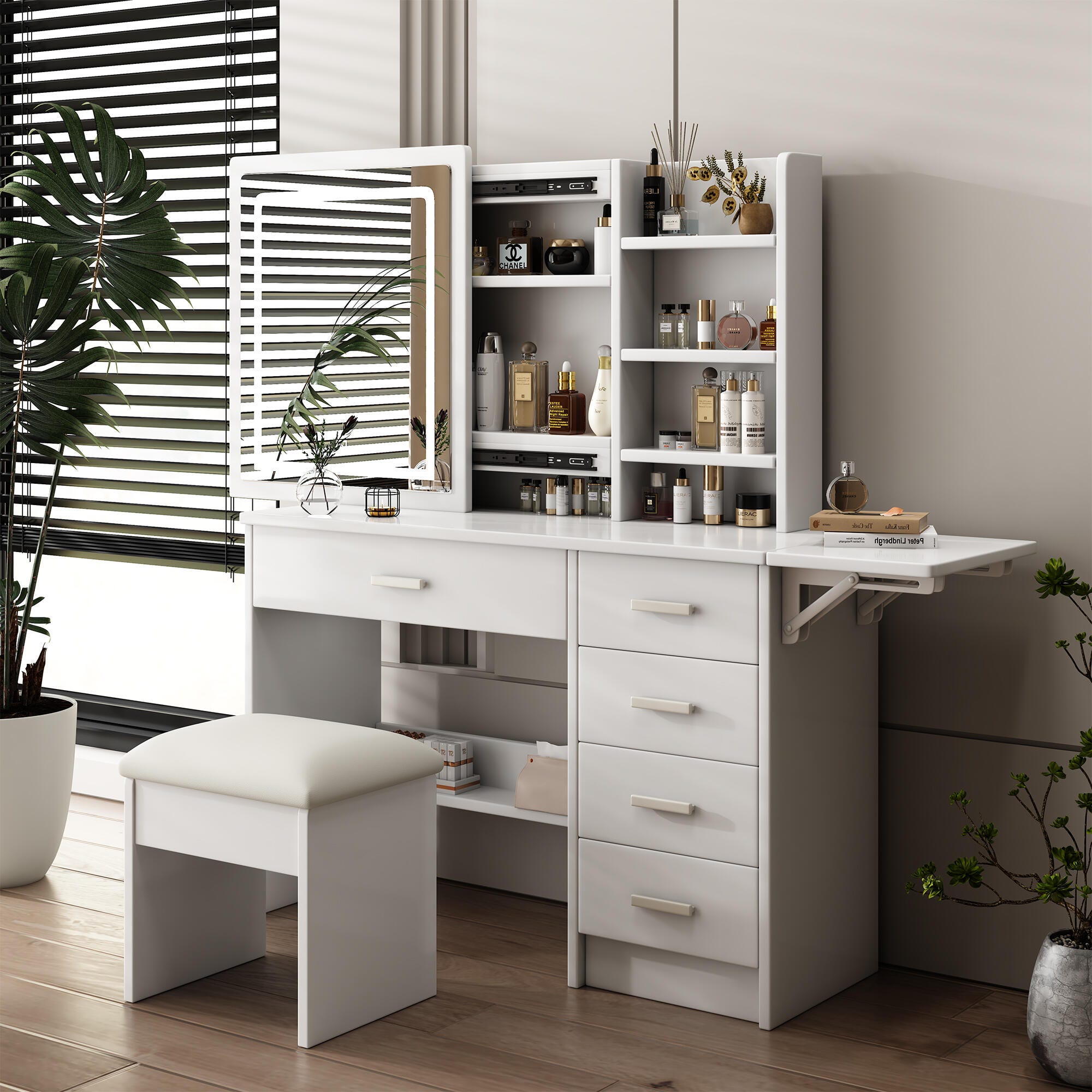 Dovelina Lumiere Vanity with Mirror, , large