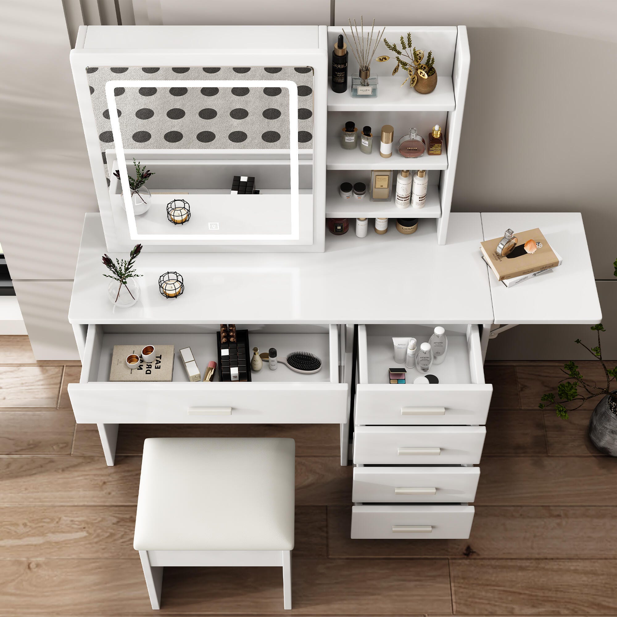 Dovelina Lumiere Vanity with Mirror, , large