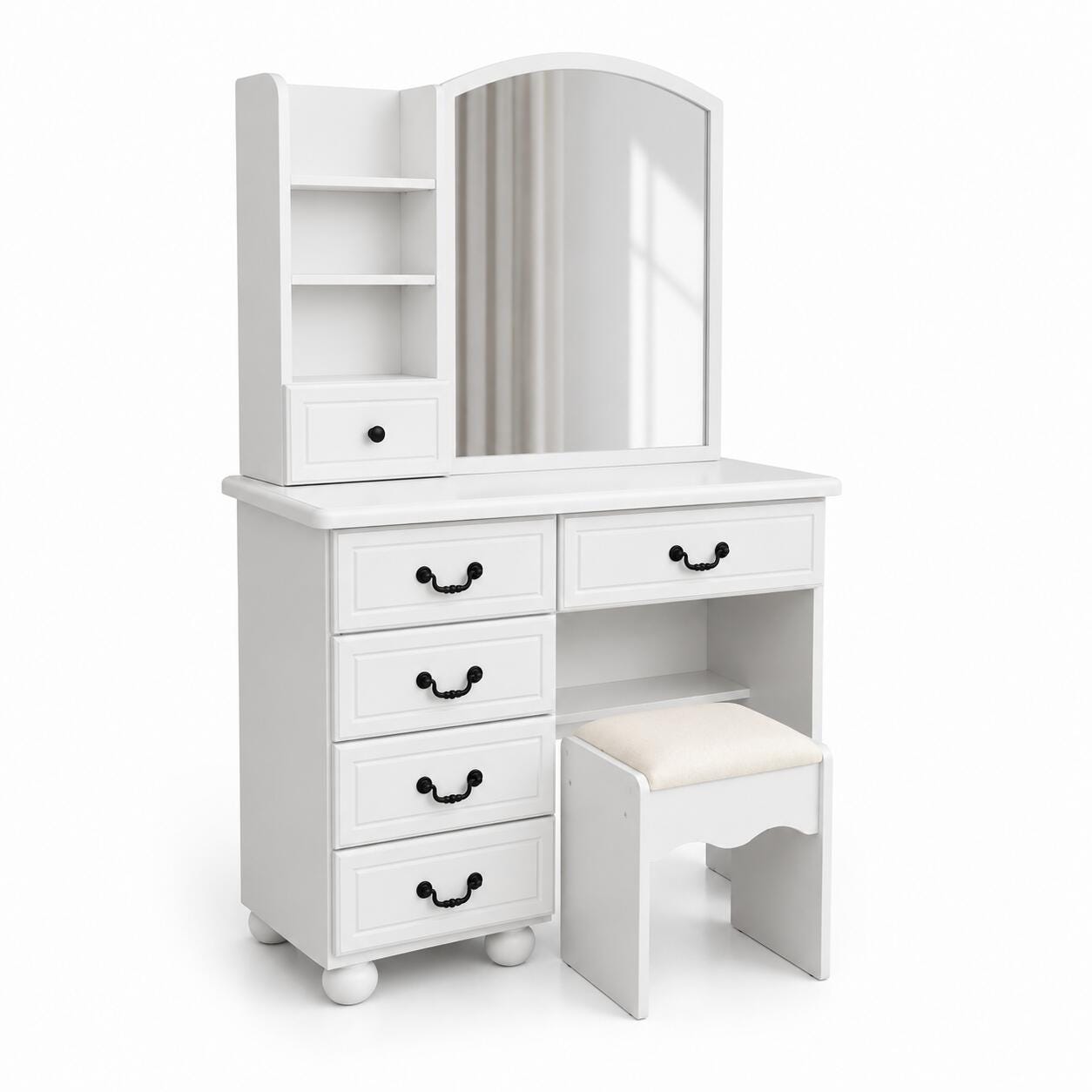 Dovelina Opal Vanity with Mirror, , large