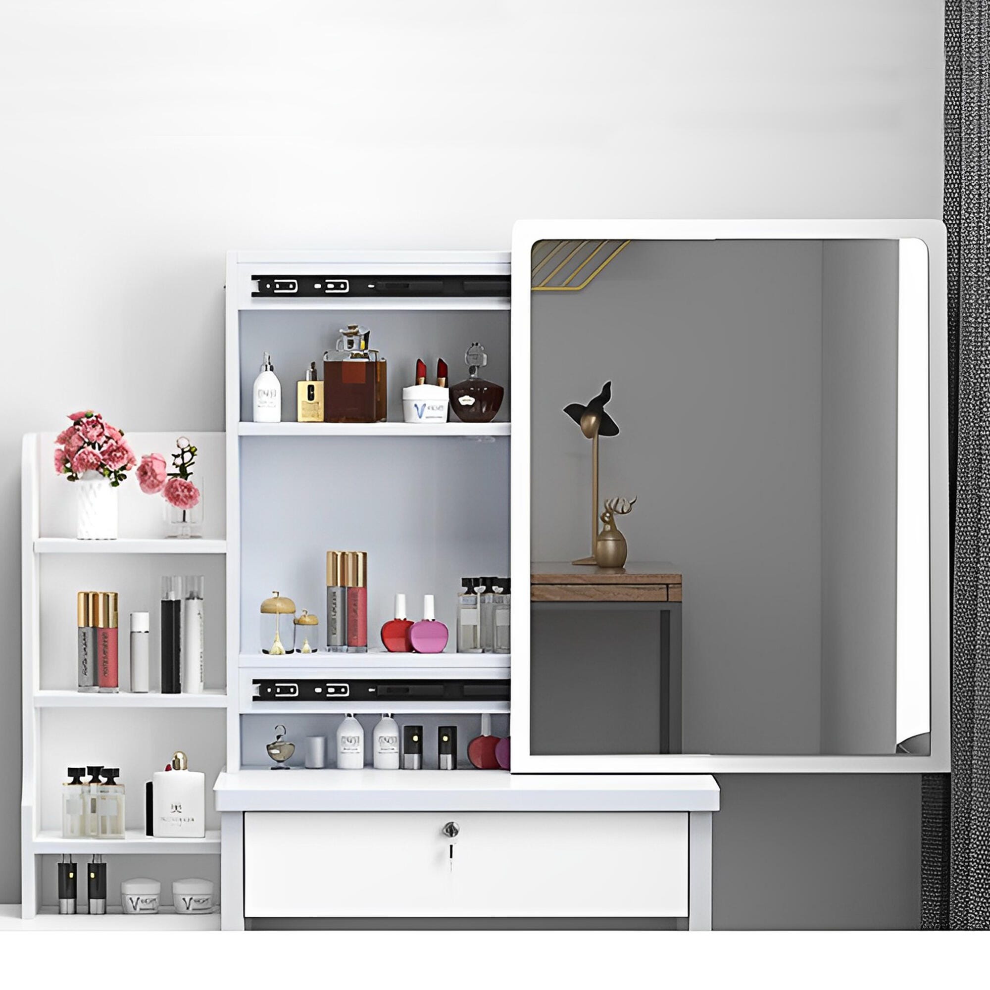 Dovelina Aura Vanity with Mirror, , large