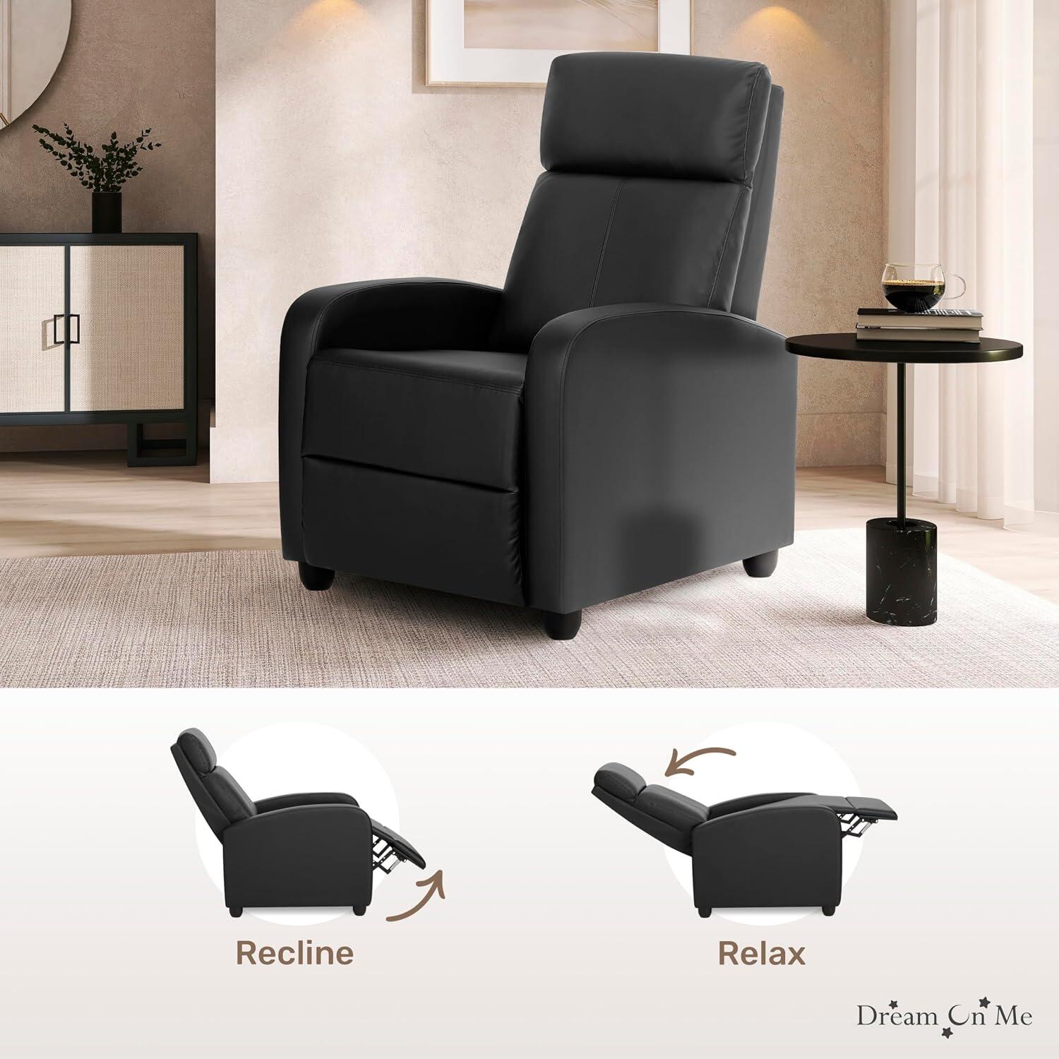 Dream On Me Tristan Manual Recliner, , large