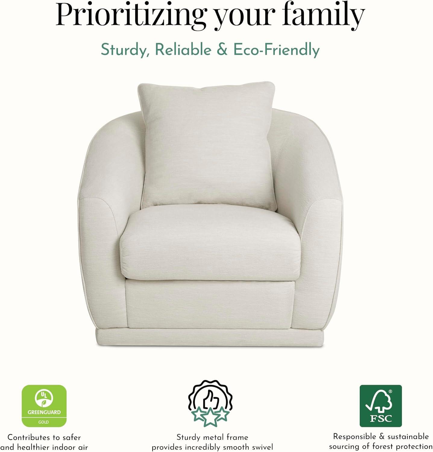 Evolur Magnolia Swivel Chair, , large