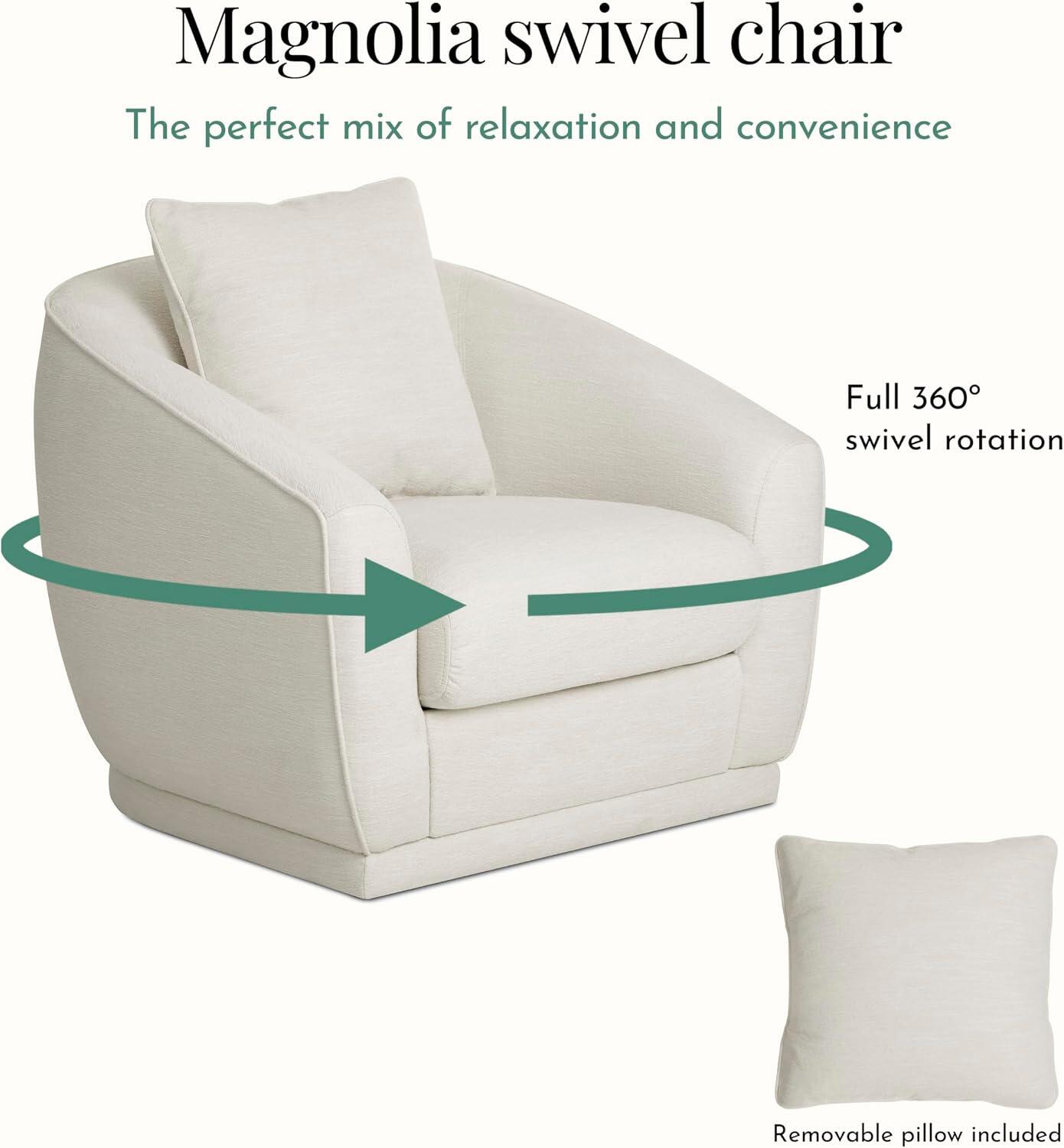 Evolur Magnolia Swivel Chair, , large