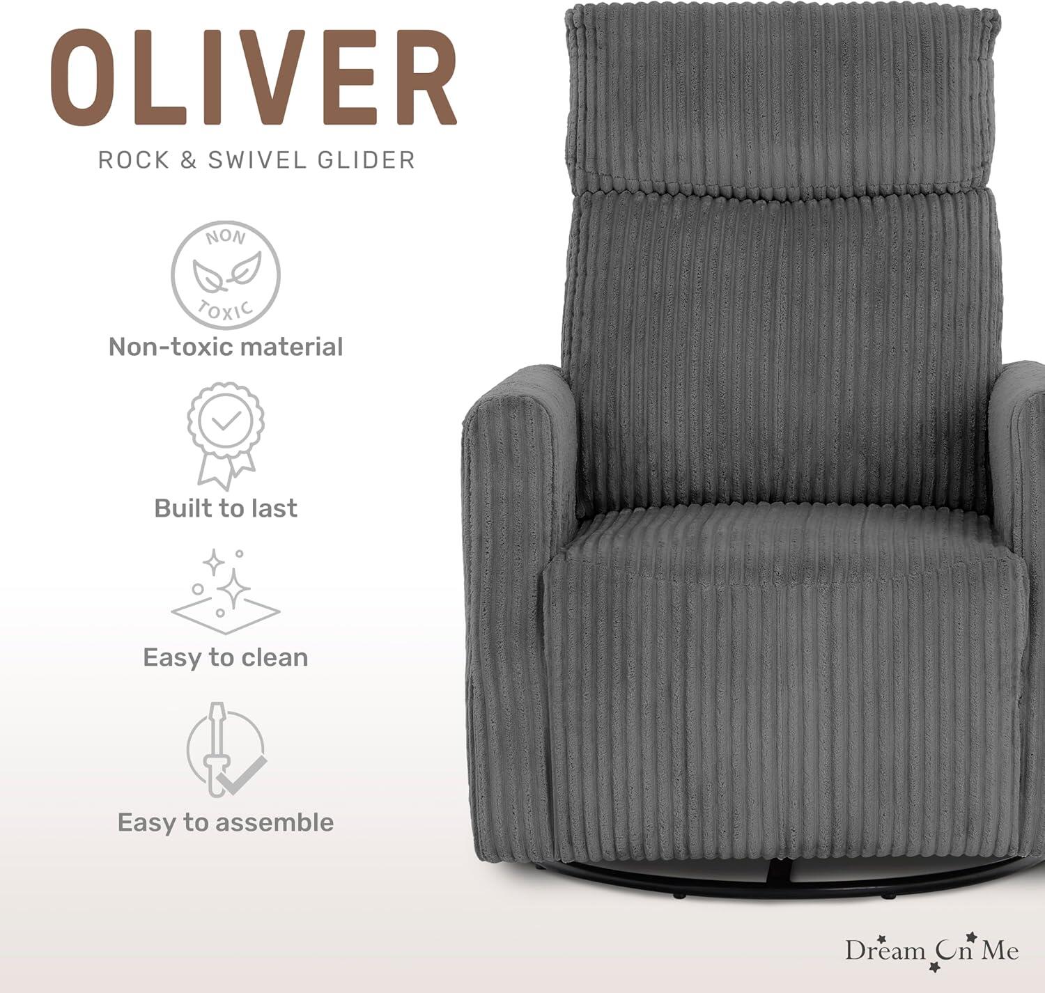 Dream On Me Manual Glider Recliner, , large