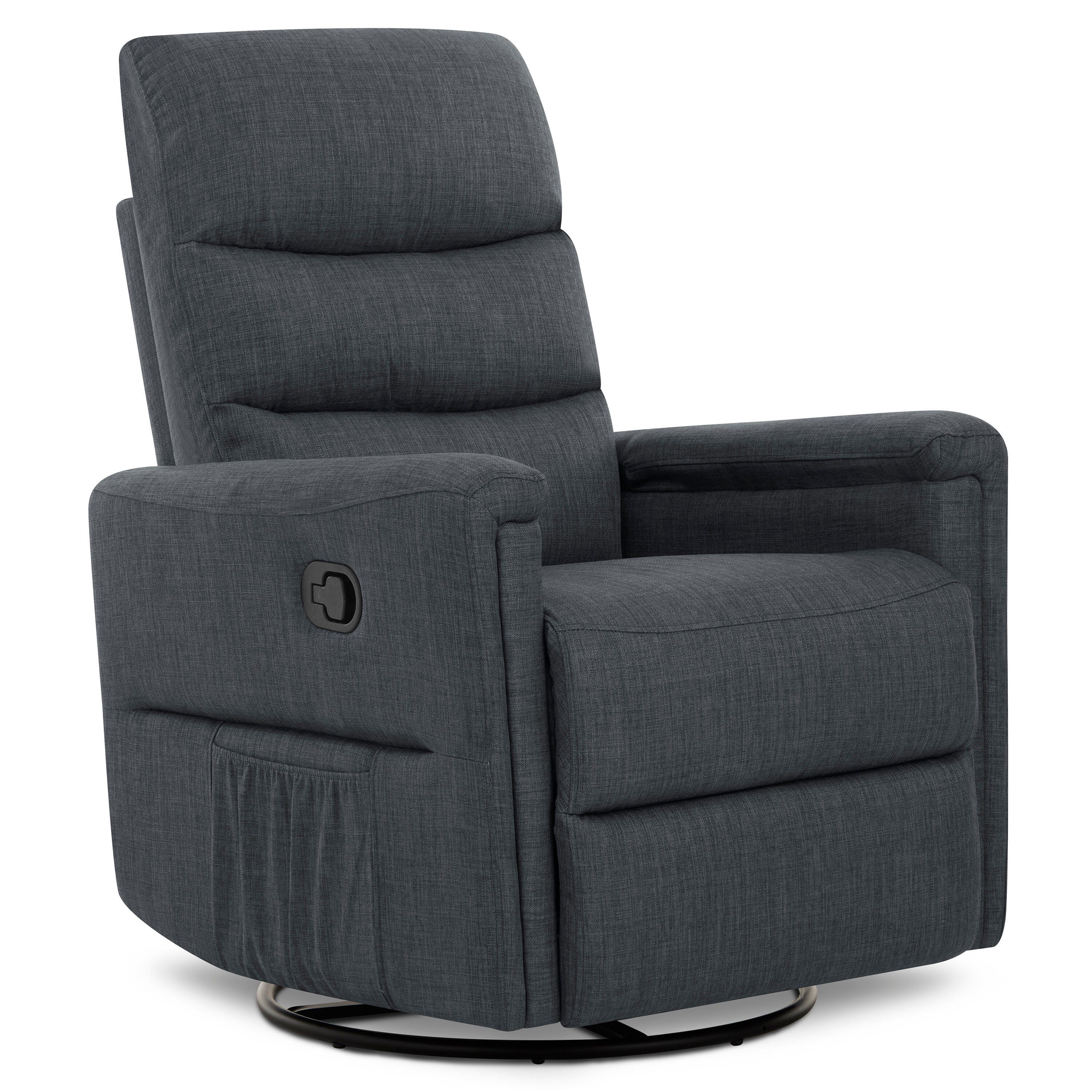Evolur Peyton Manual Glider Recliner, , large