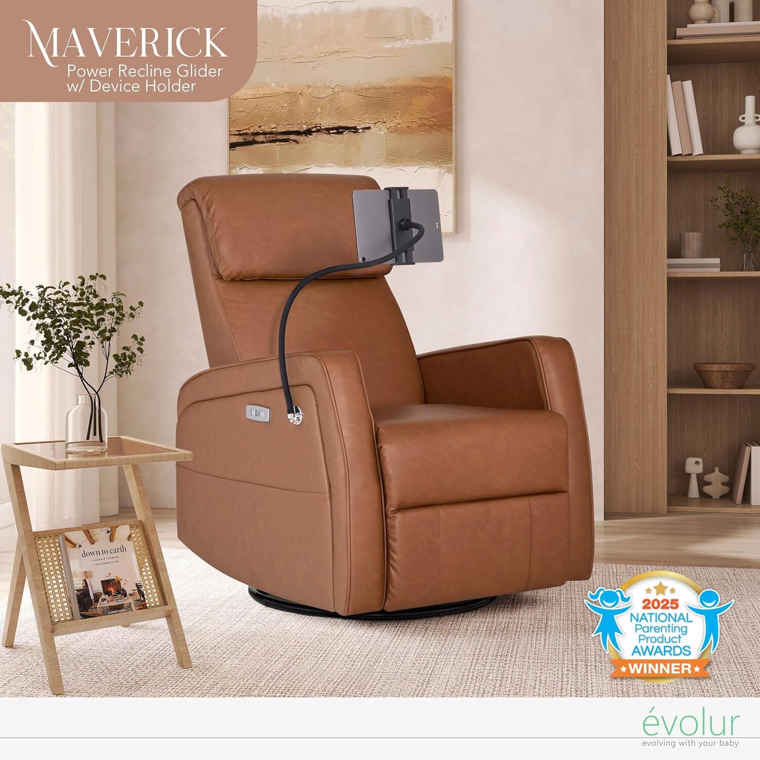 Evolur Maverick Power Glider Recliner