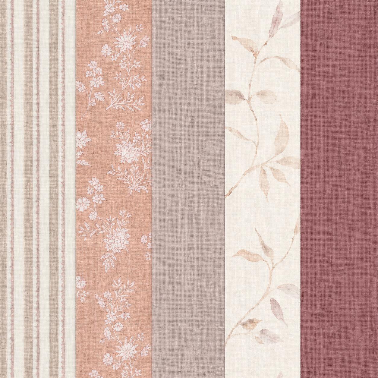 Crane Baby Violet Wildflower Washcloth (Set of 5), , large