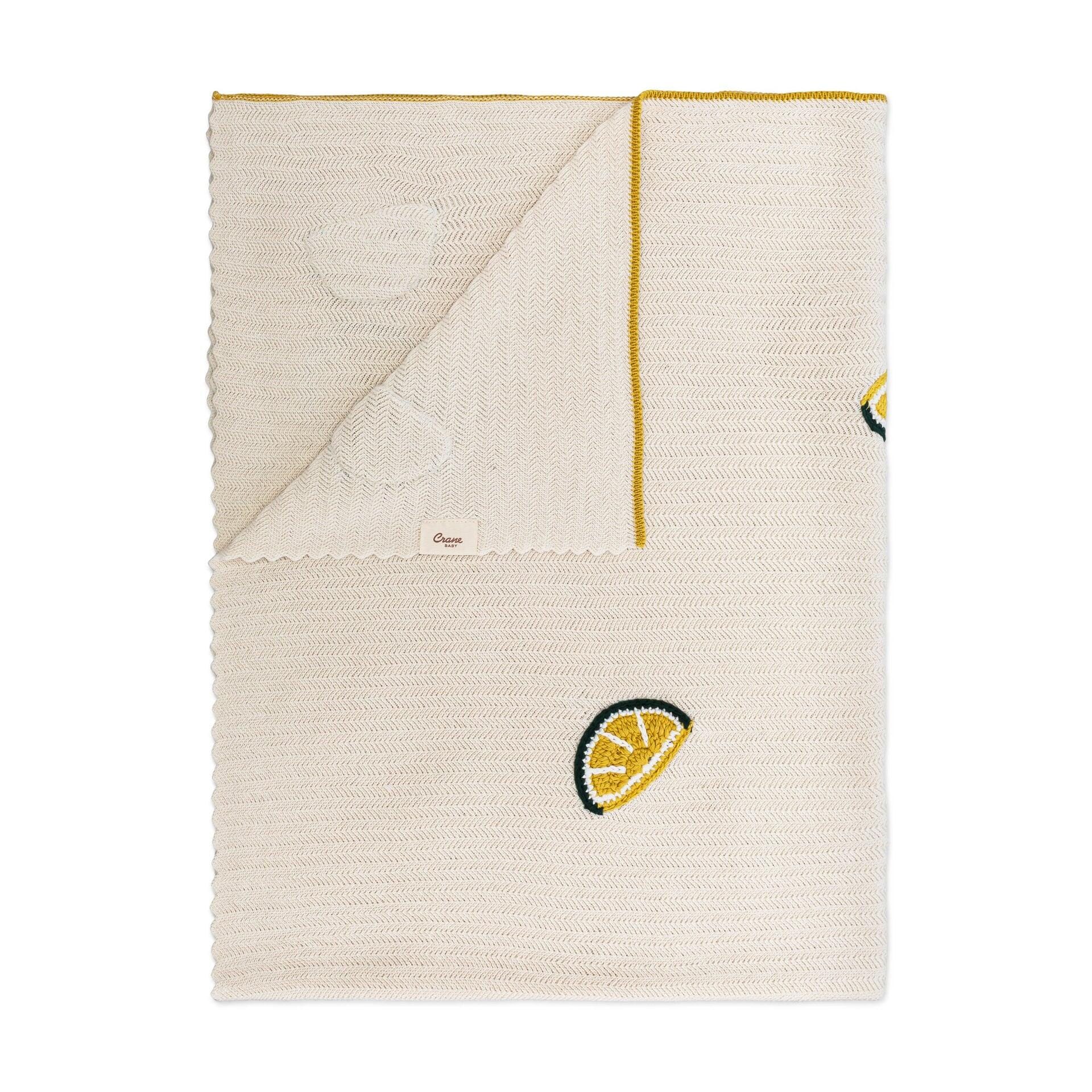 Crane Baby Embroidered Baby Blanket, , rollover