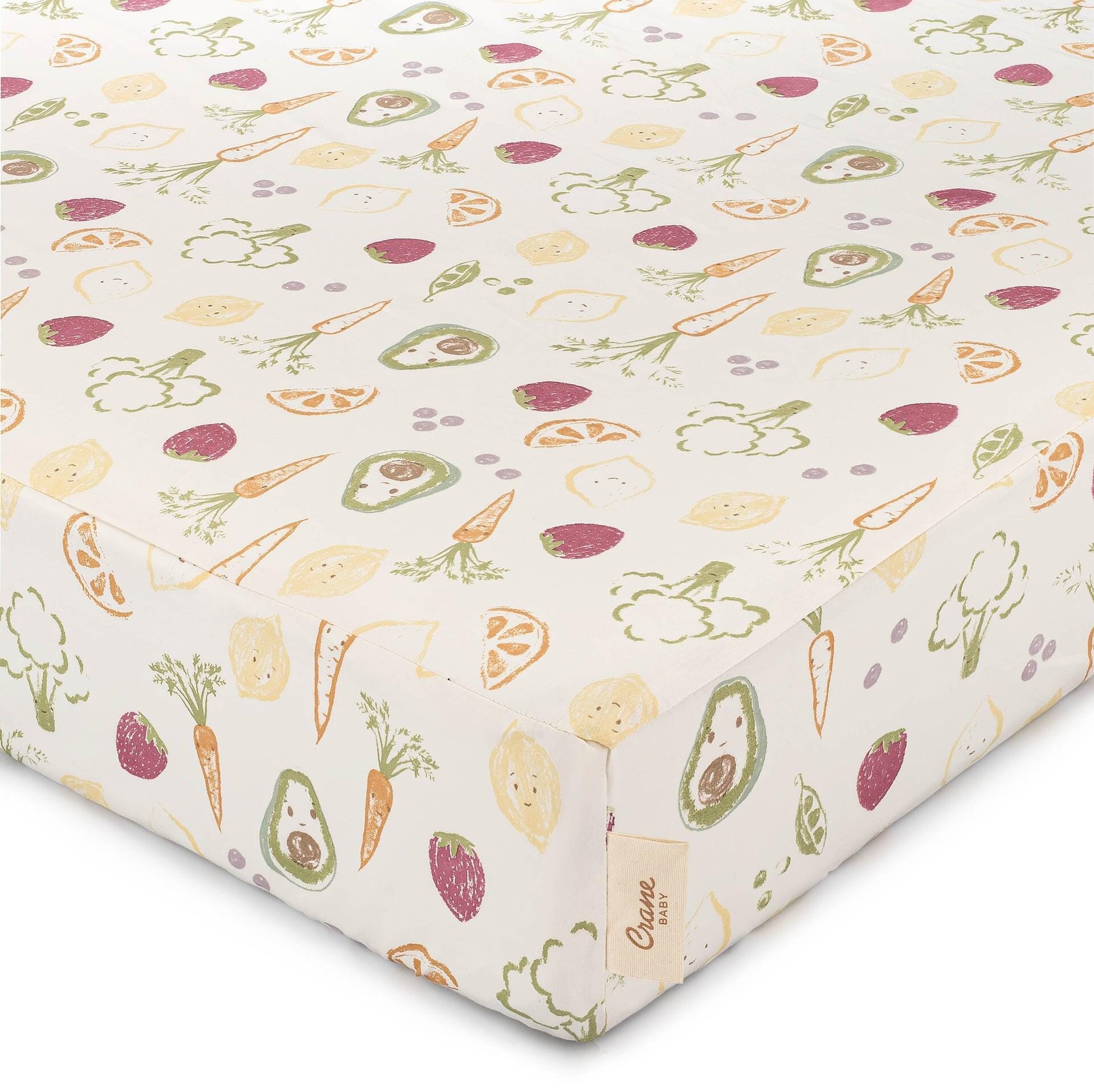Crane Baby Crib Fitted Sheet, , large