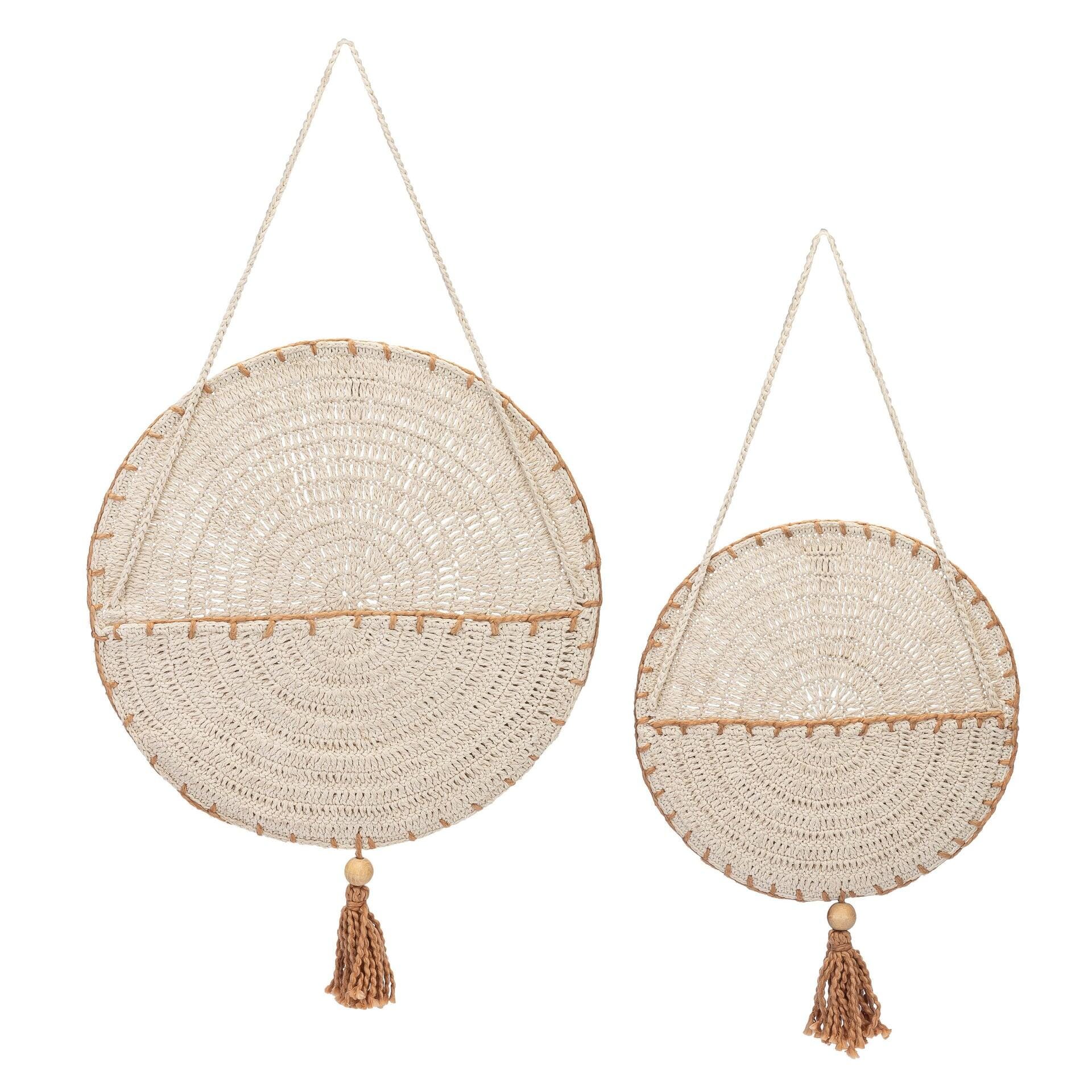 Crane Baby Kids Wall Storage Basket (Set of 2), , large