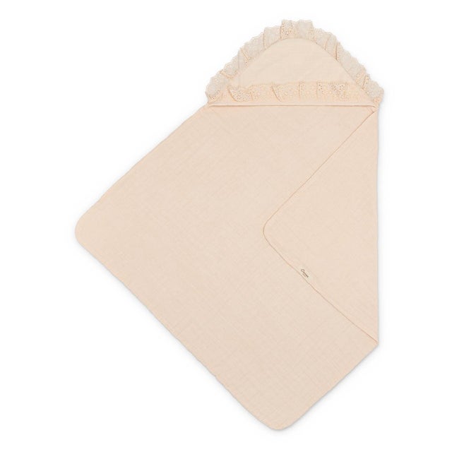 Crane Baby Baby Hooded Towel, Beige