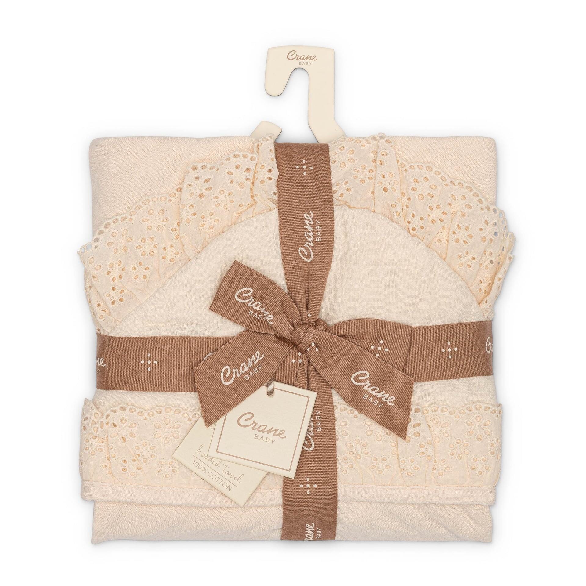Crane Baby Baby Hooded Towel, , large