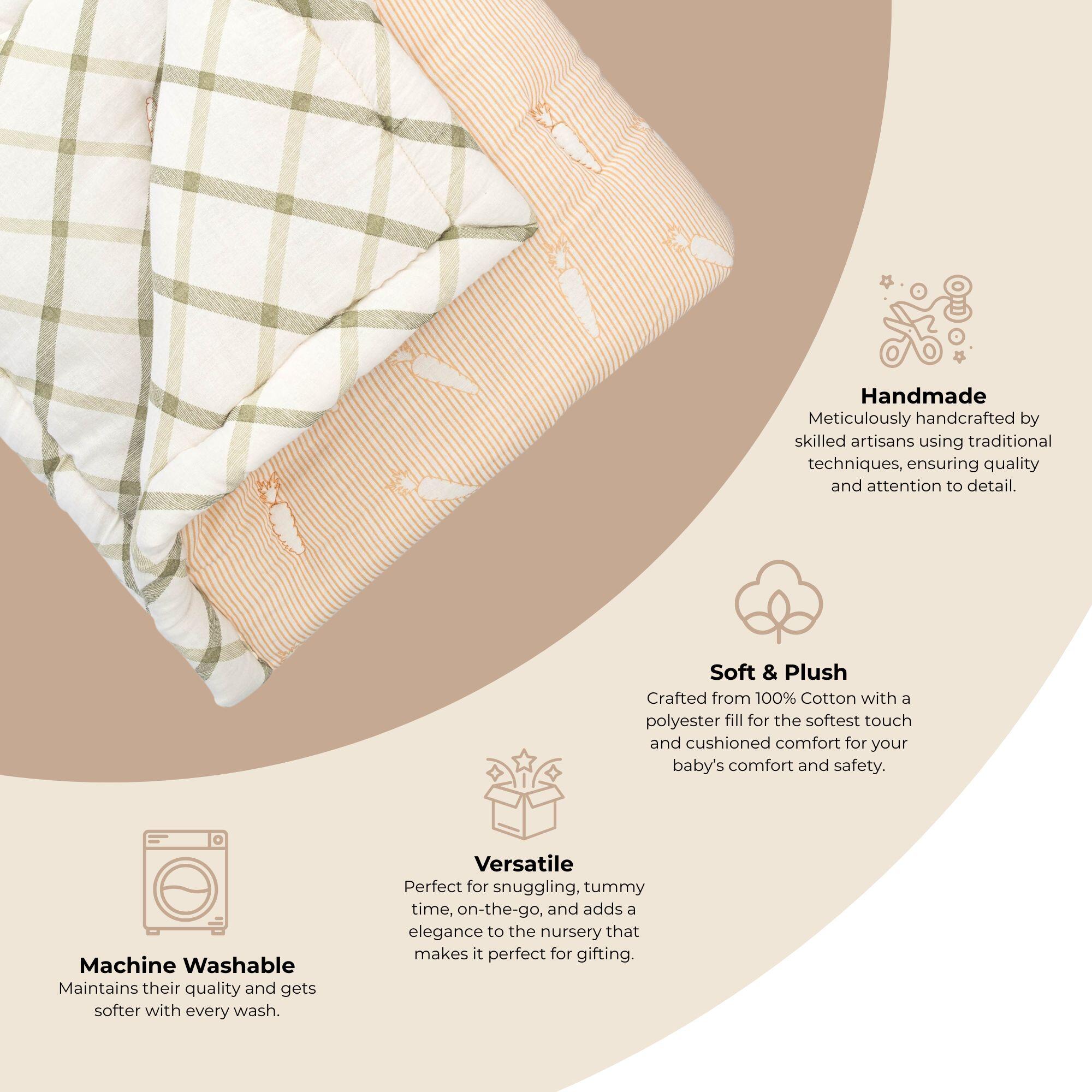 Crane Baby Clementine Baby Blanket, , large