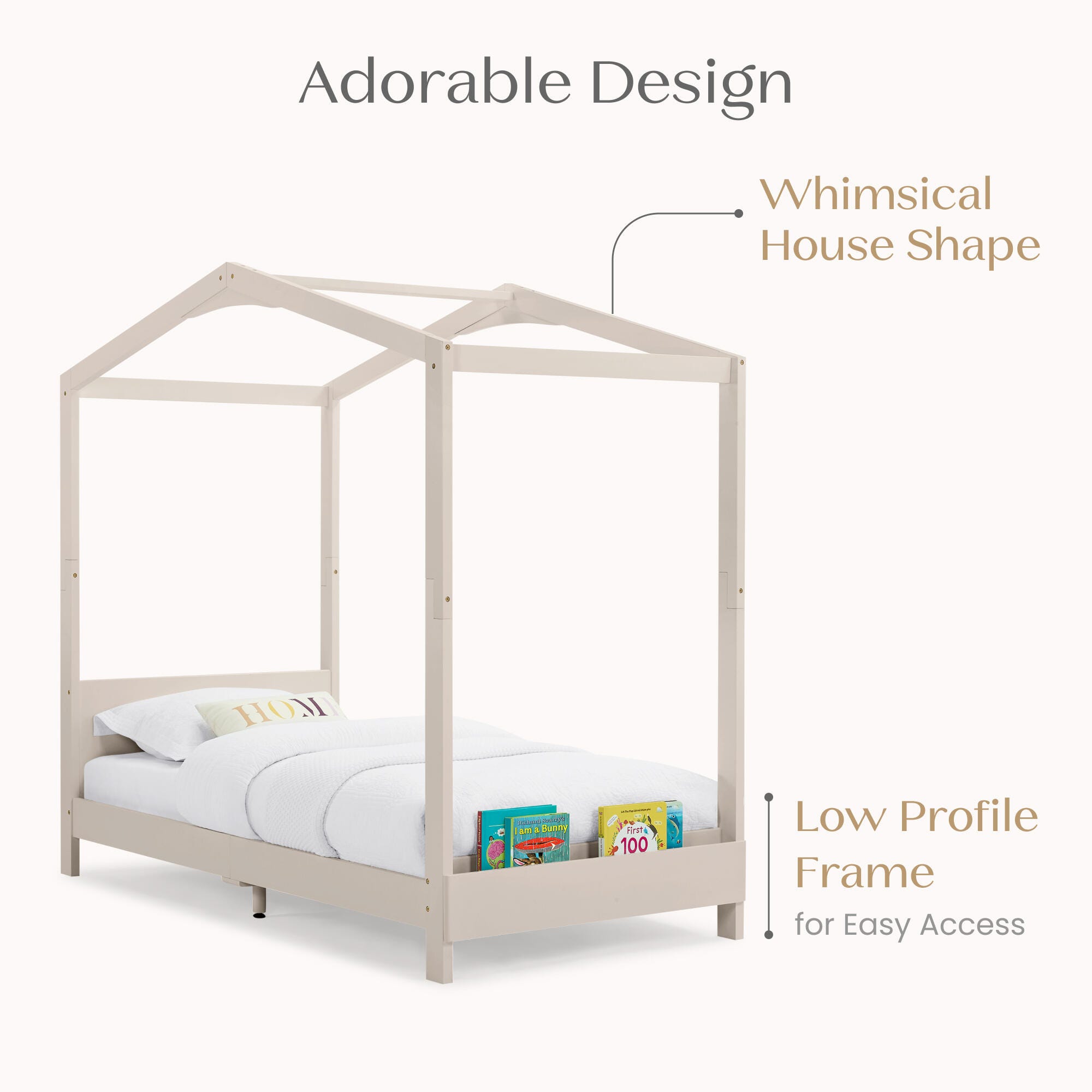 Delta Children Poppy House Twin Bed, , large