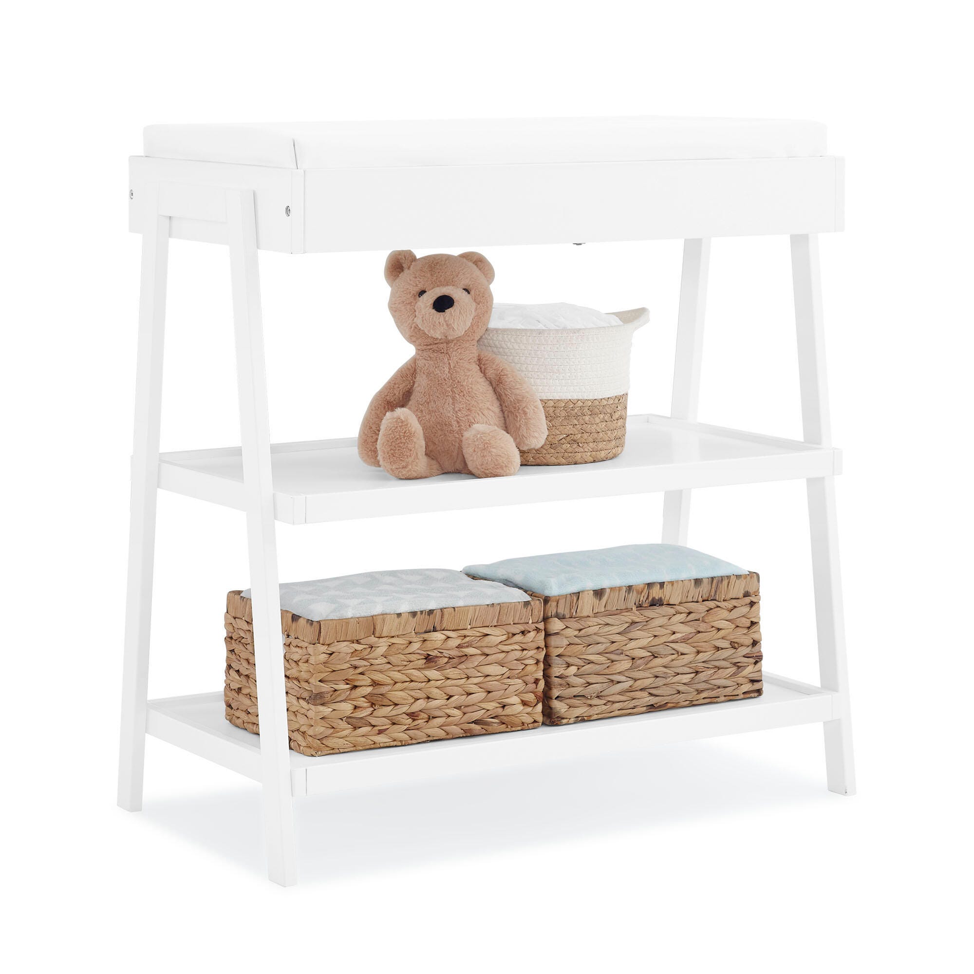 Delta Children Scout Changing Table, Bianca White, large