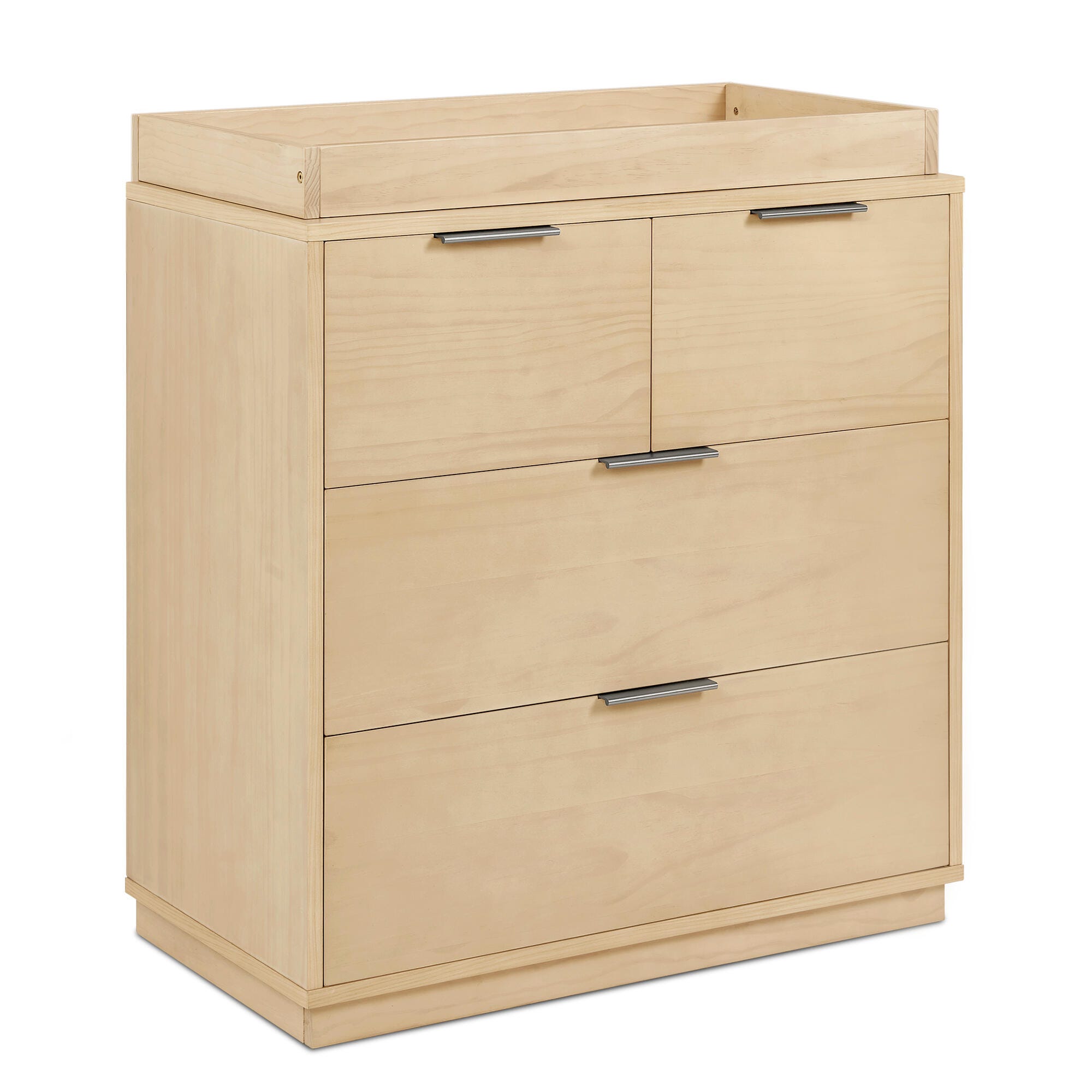 Delta Children 4 Drawer Dresser with Changing Table, Sandstone, large