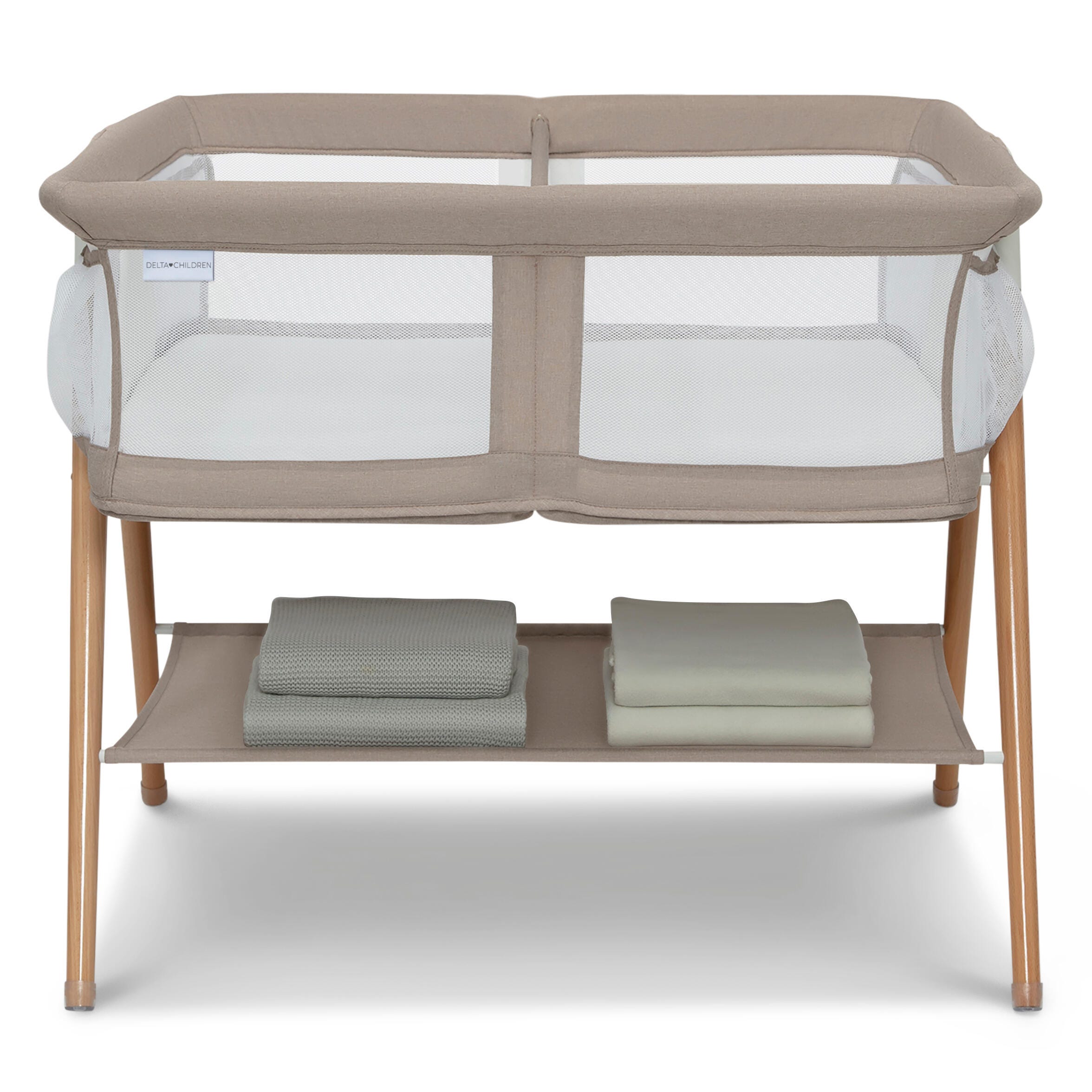 Delta Children Bondi Twin Bassinet, , large