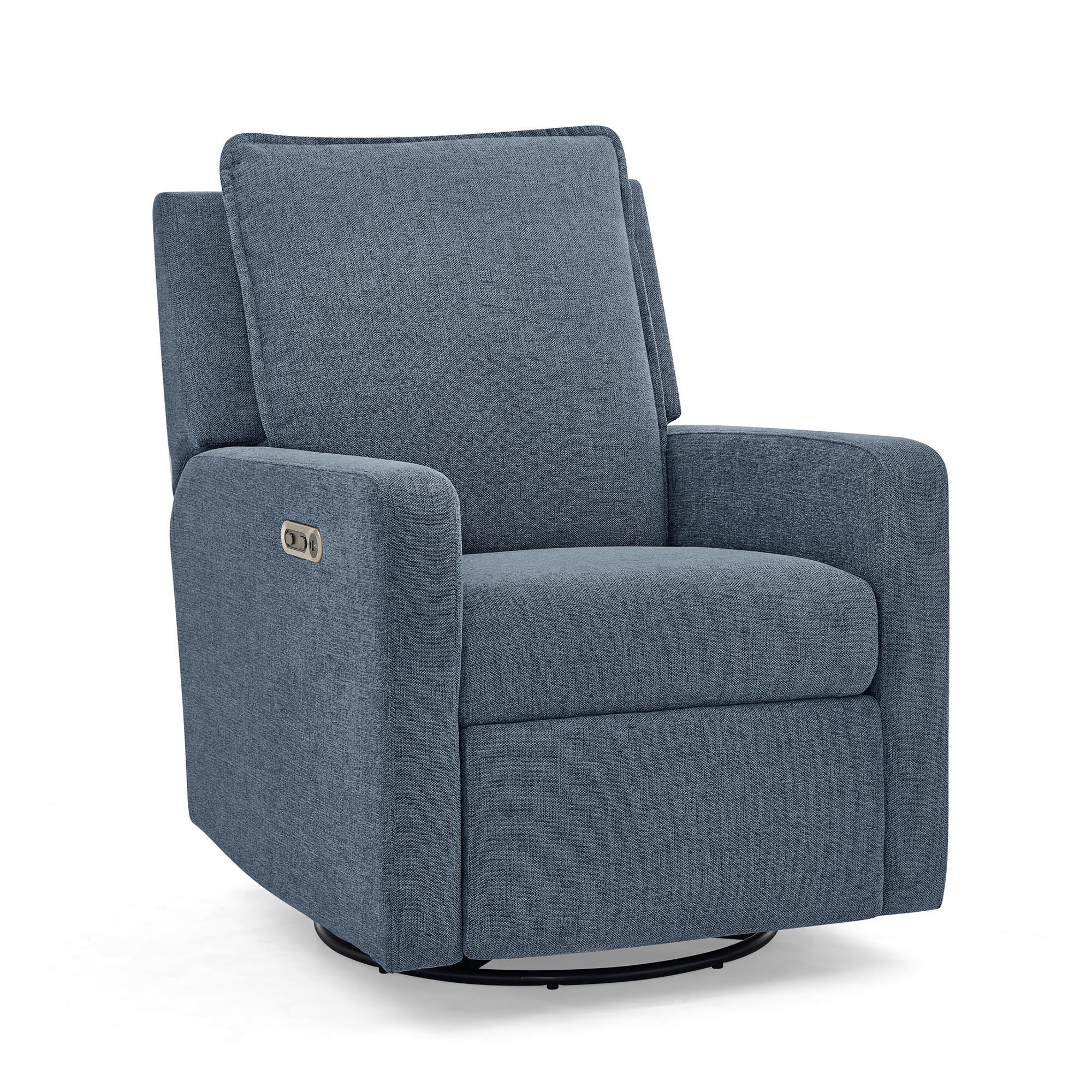 babyGap by Delta Children Harlowe Charging Power Recliner, Slate, large