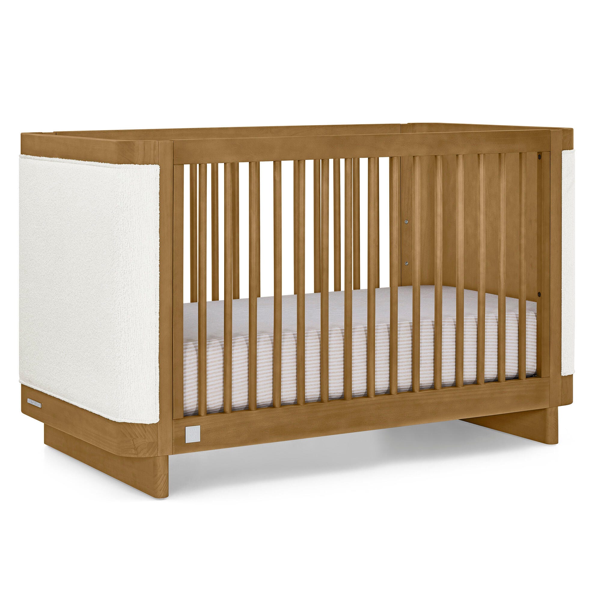 babyGap by Delta Children Callie 4-in-1 Upholstered Crib, Acorn, large