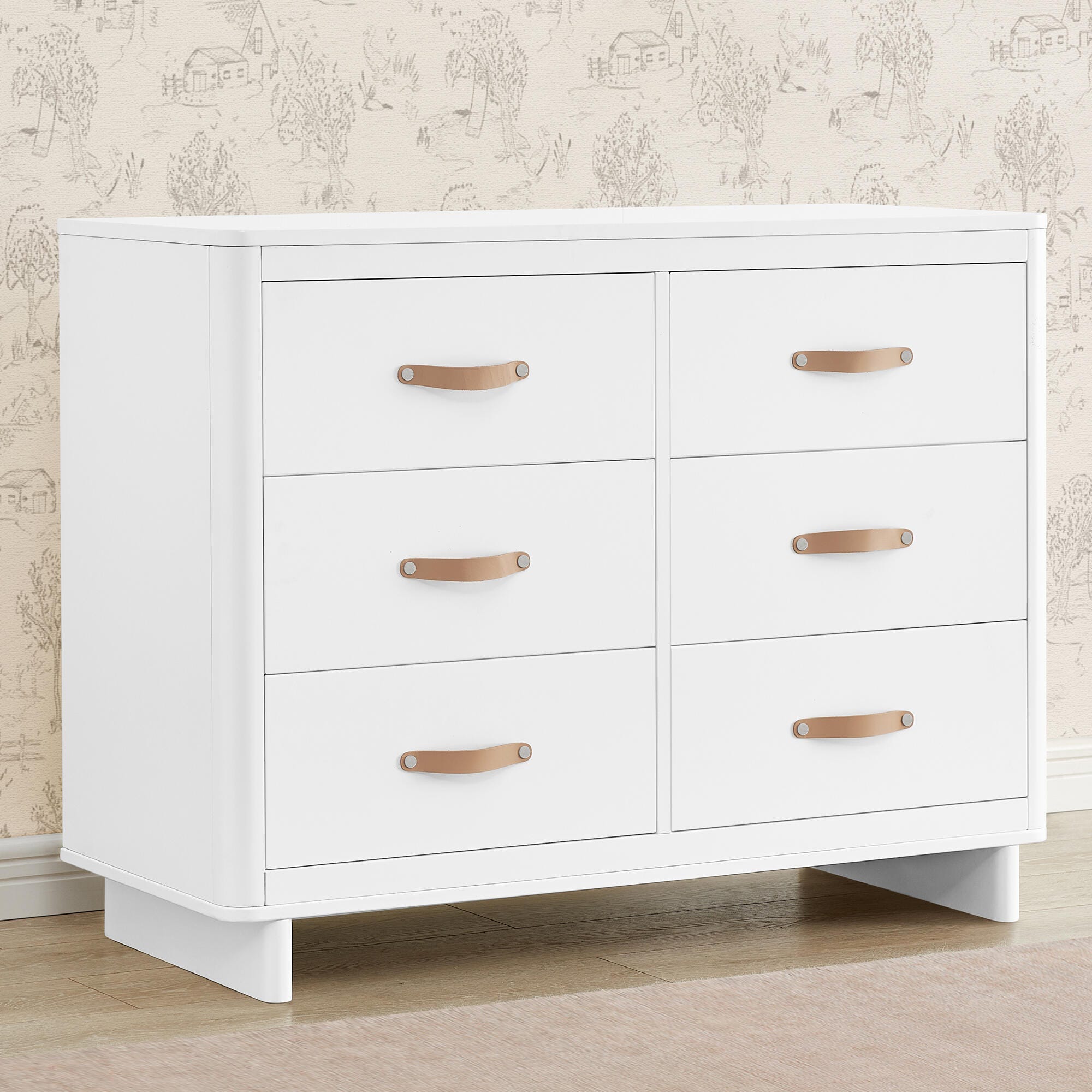 babyGap by Delta Children Skye 6 Drawer Dresser, Bianca White, rollover