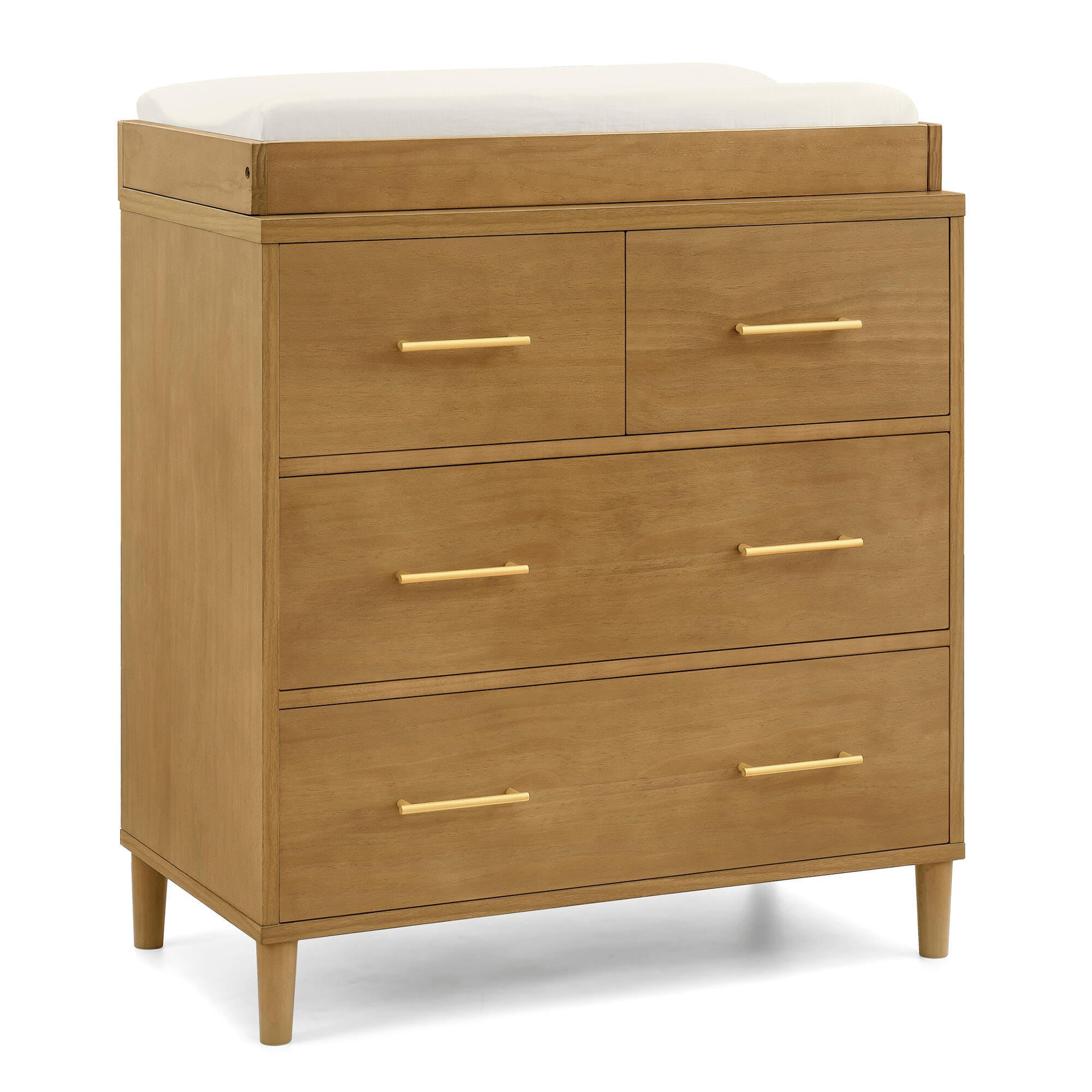 Delta Children Classic 4 Drawer Dresser with Changing Top, Acorn