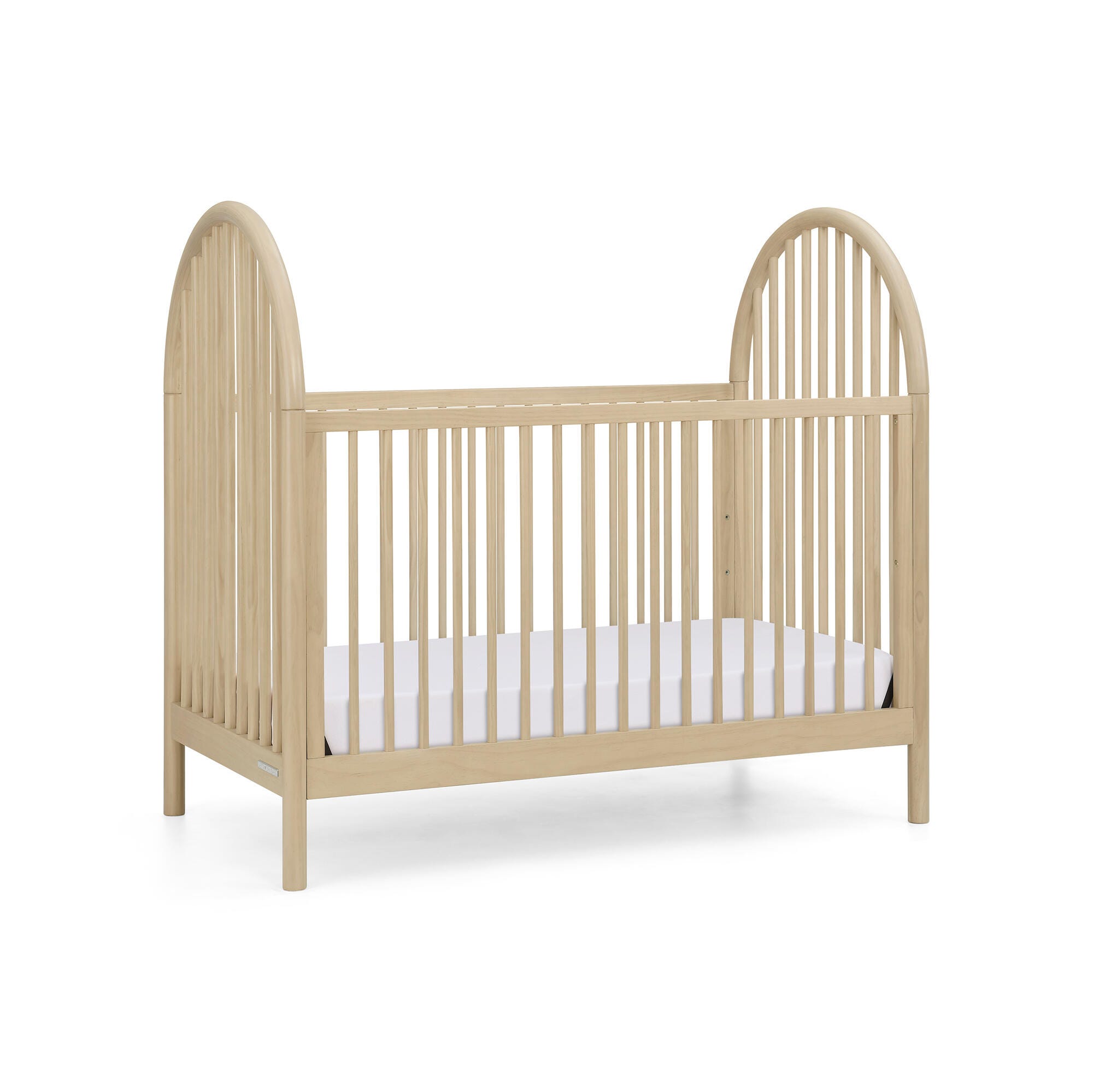Delta Children Cannon 4-in-1 Convertible Crib, Sandstone, large