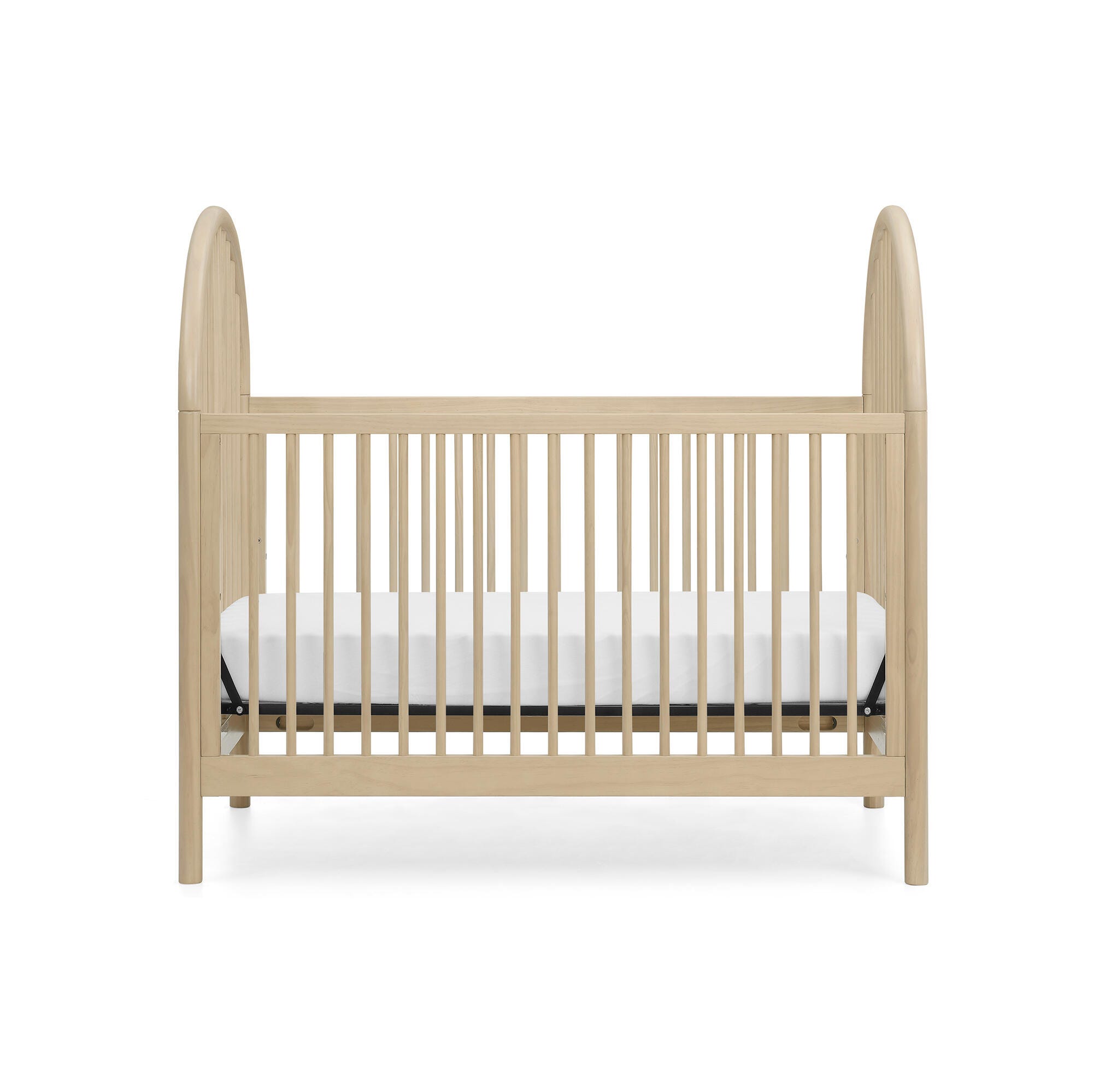 Delta Children Cannon 4-in-1 Convertible Crib, Sandstone, large