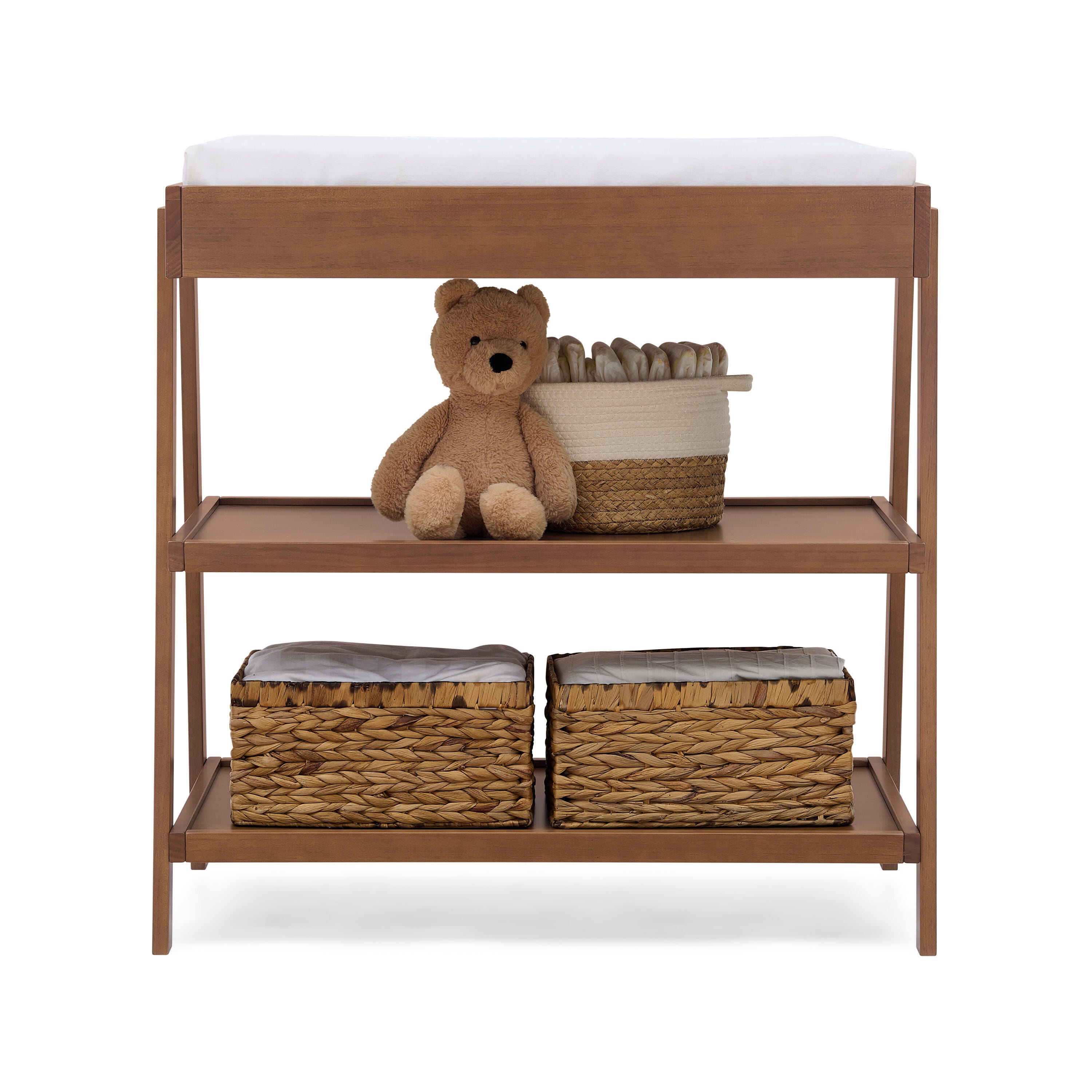 Delta Children Scout Changing Table, Chestnut, large