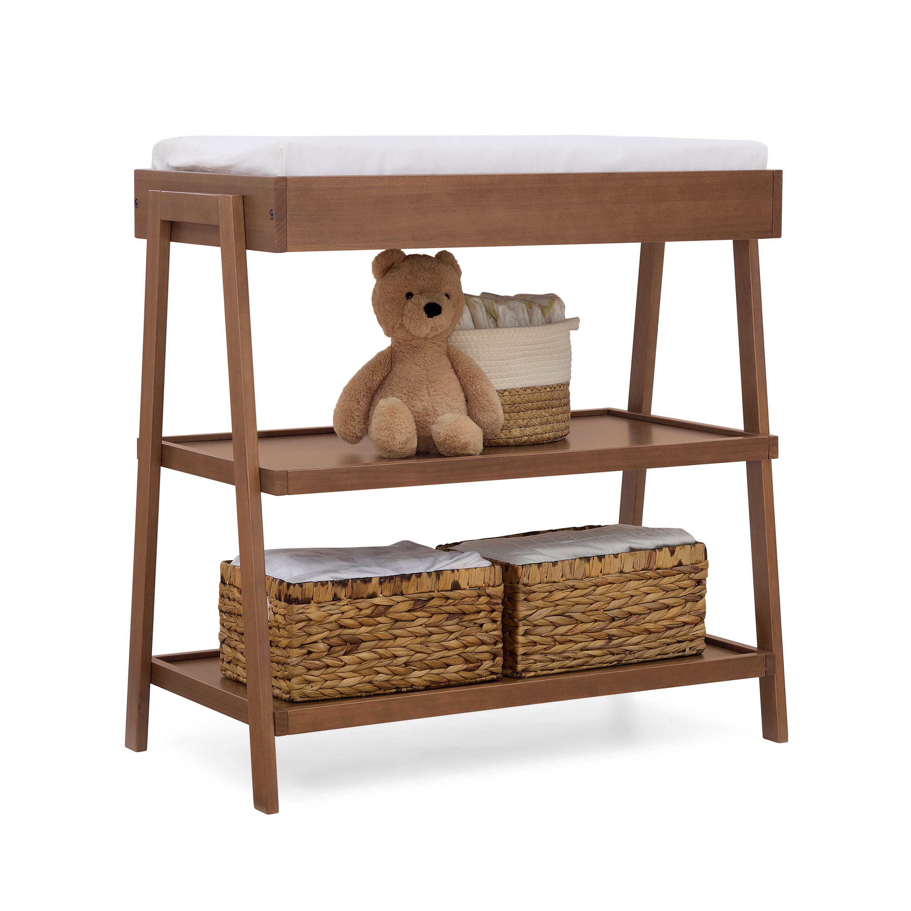 Delta Children Scout Changing Table, Chestnut, large