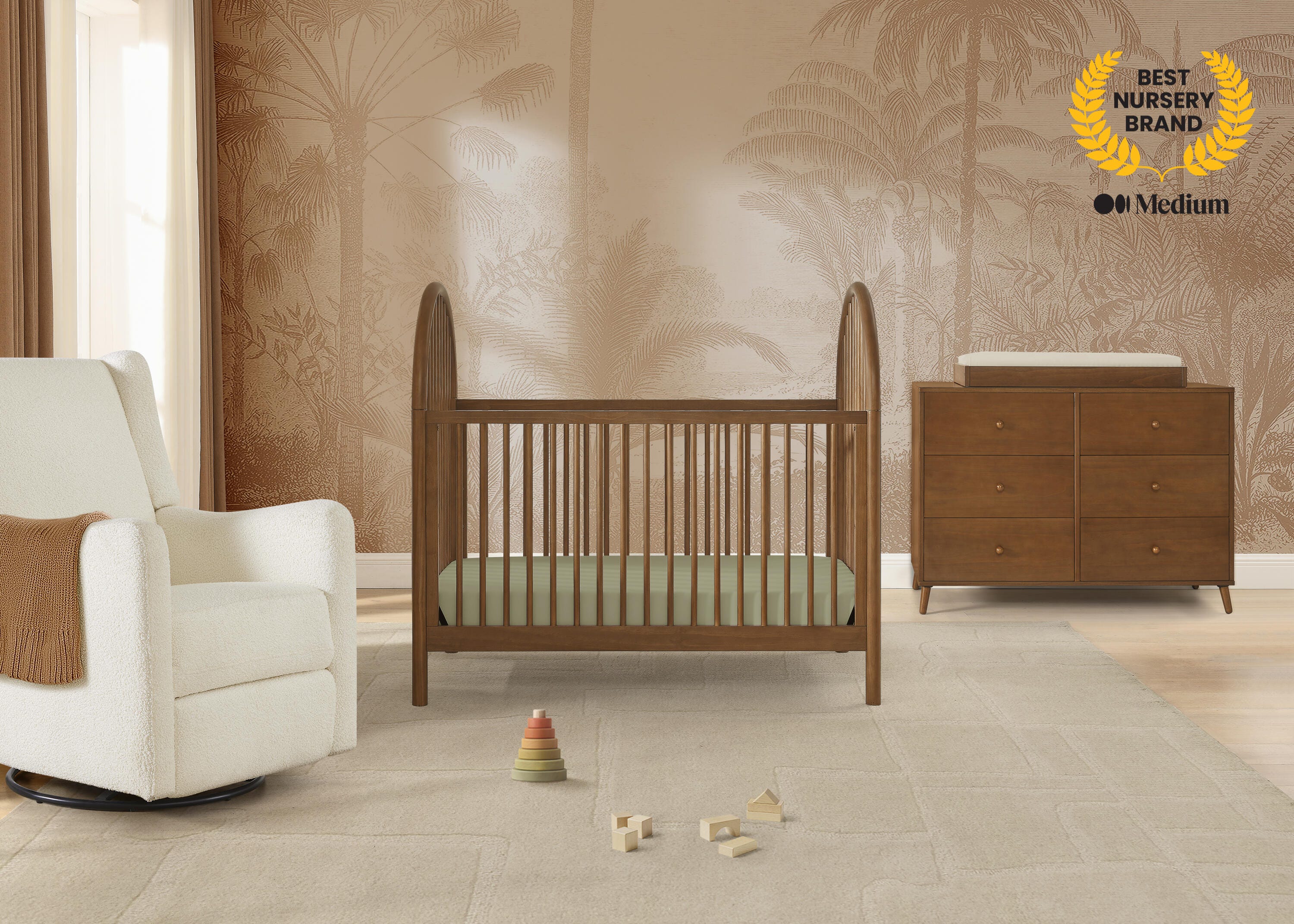 Delta Children Cannon 4-in-1 Convertible Crib