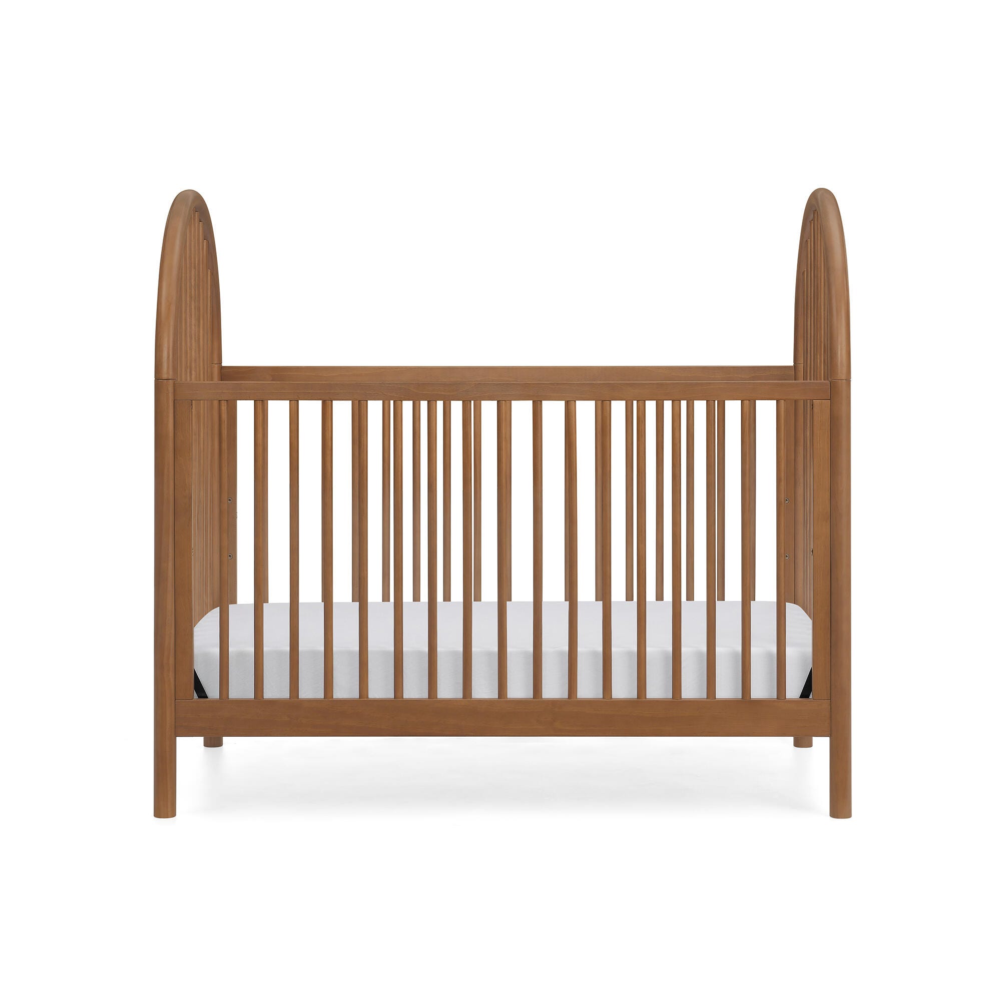 Delta Children Cannon 4-in-1 Convertible Crib, Chestnut, large