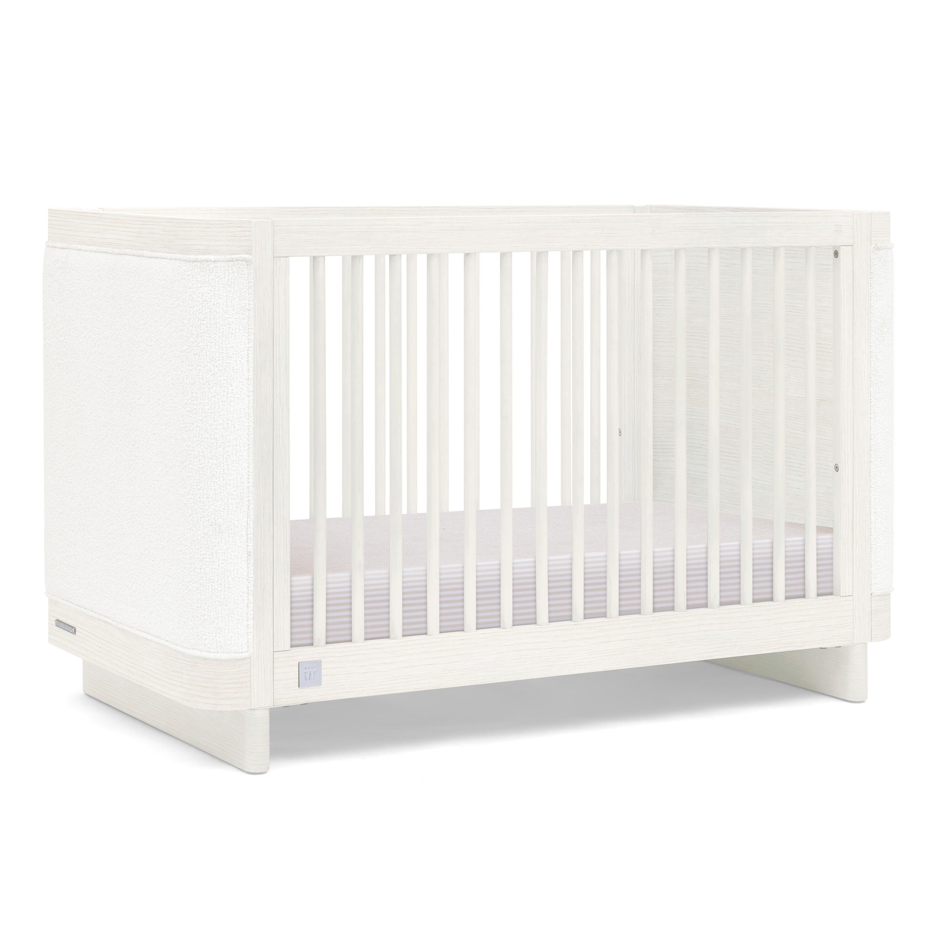 babyGap by Delta Children Callie 4-in-1 Upholstered Crib, Antique White, large