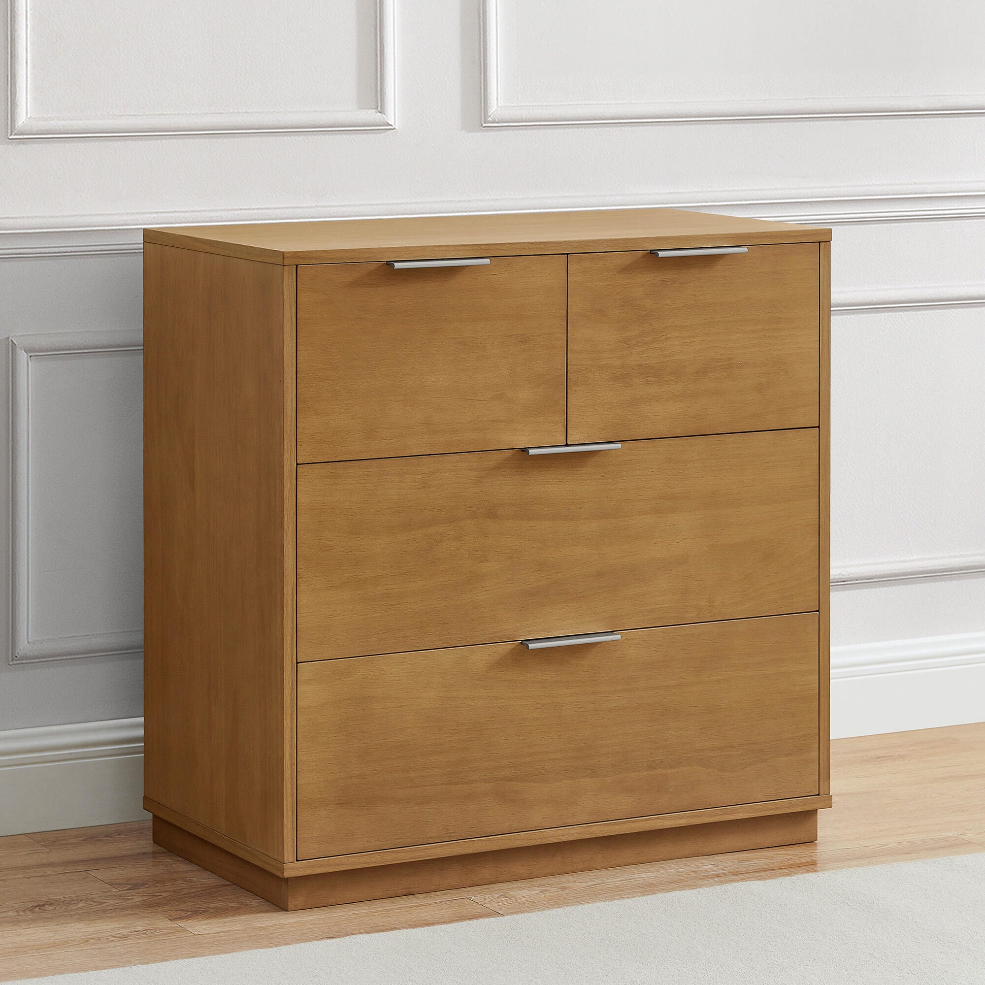 Delta Children Forever 4 Drawer Dresser with Changing Table, Acorn