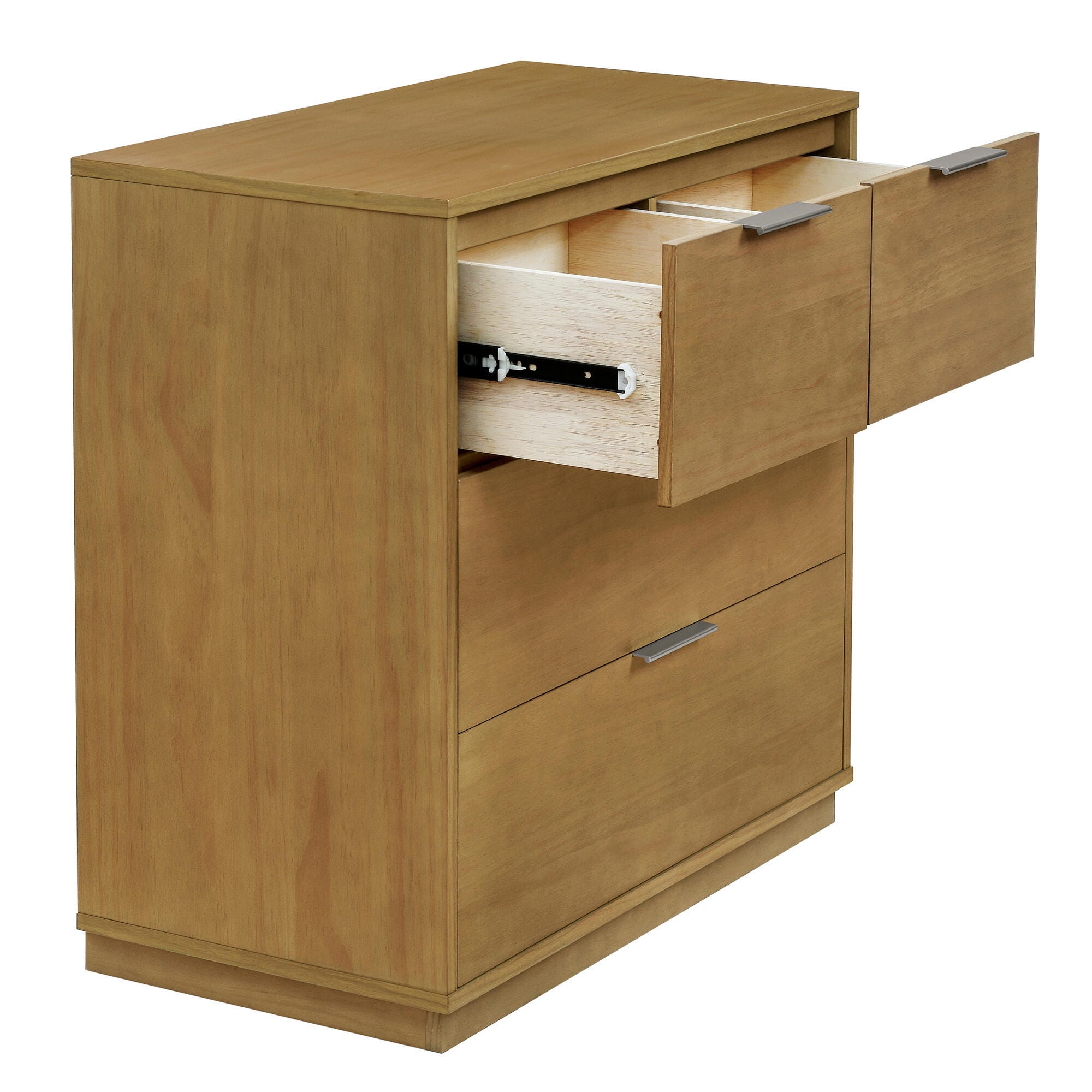 Delta Children Forever 4 Drawer Dresser with Changing Table, Acorn, large
