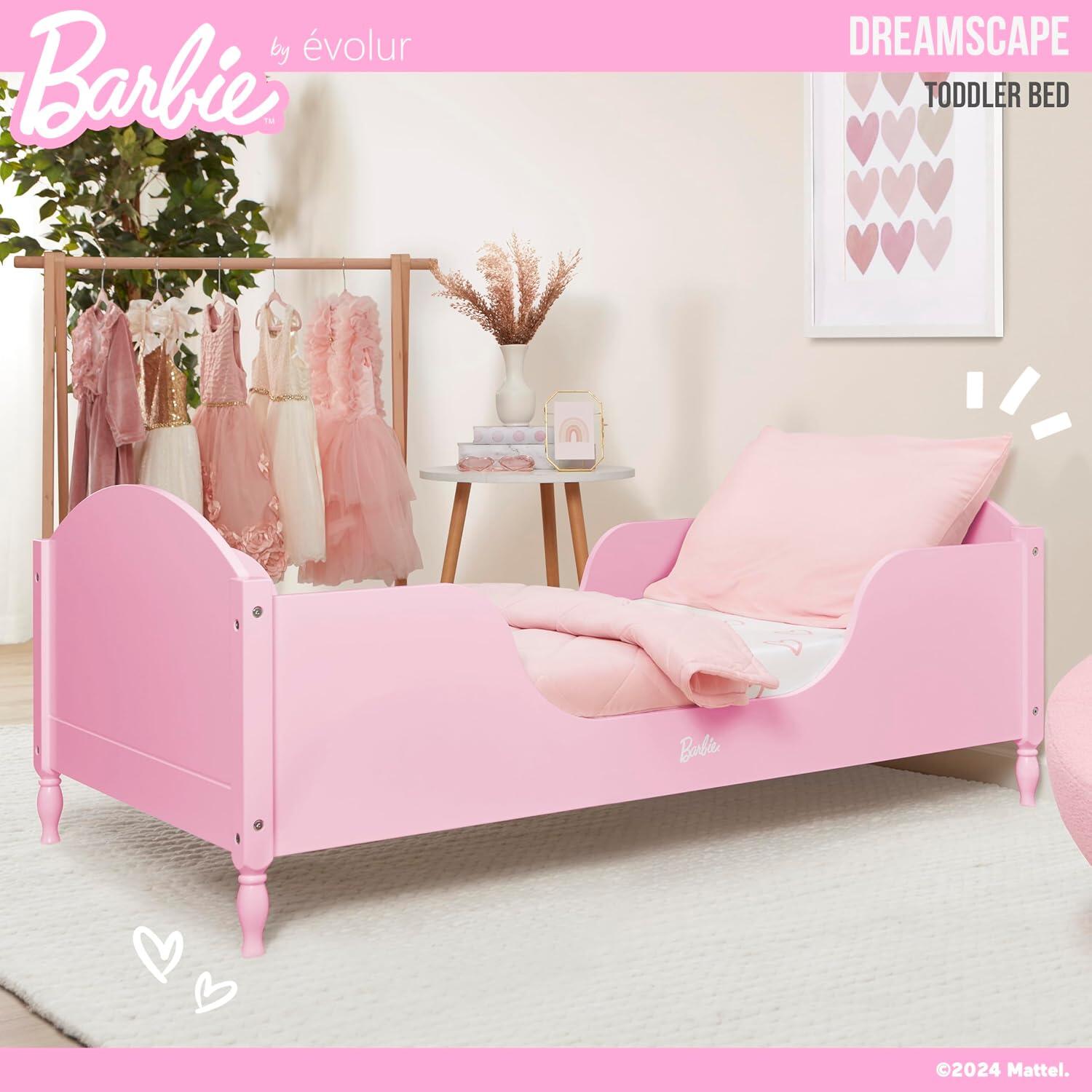 Barbie By Evolur Dreamscape Toddler Bed