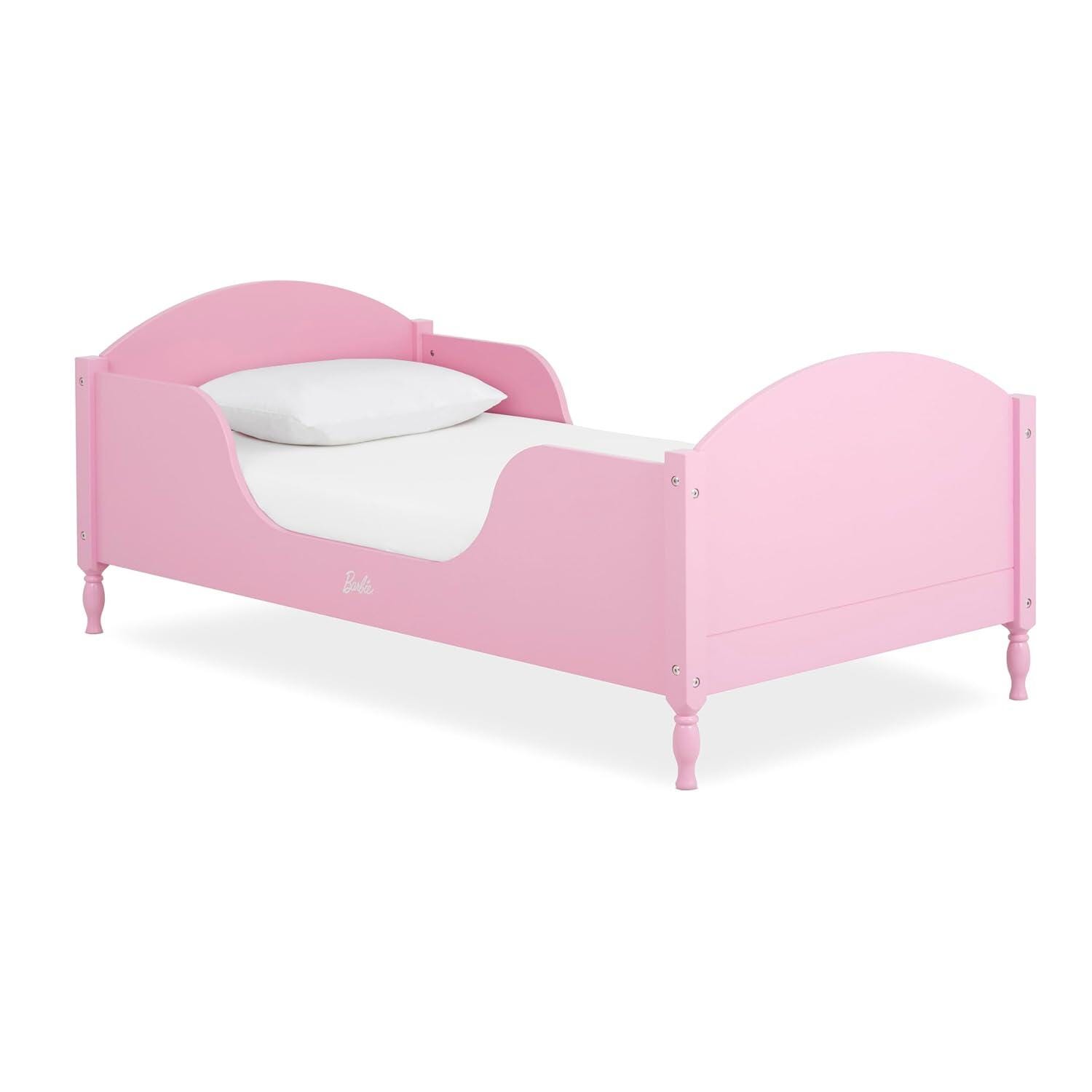 Barbie By Evolur Dreamscape Toddler Bed, Pink, large
