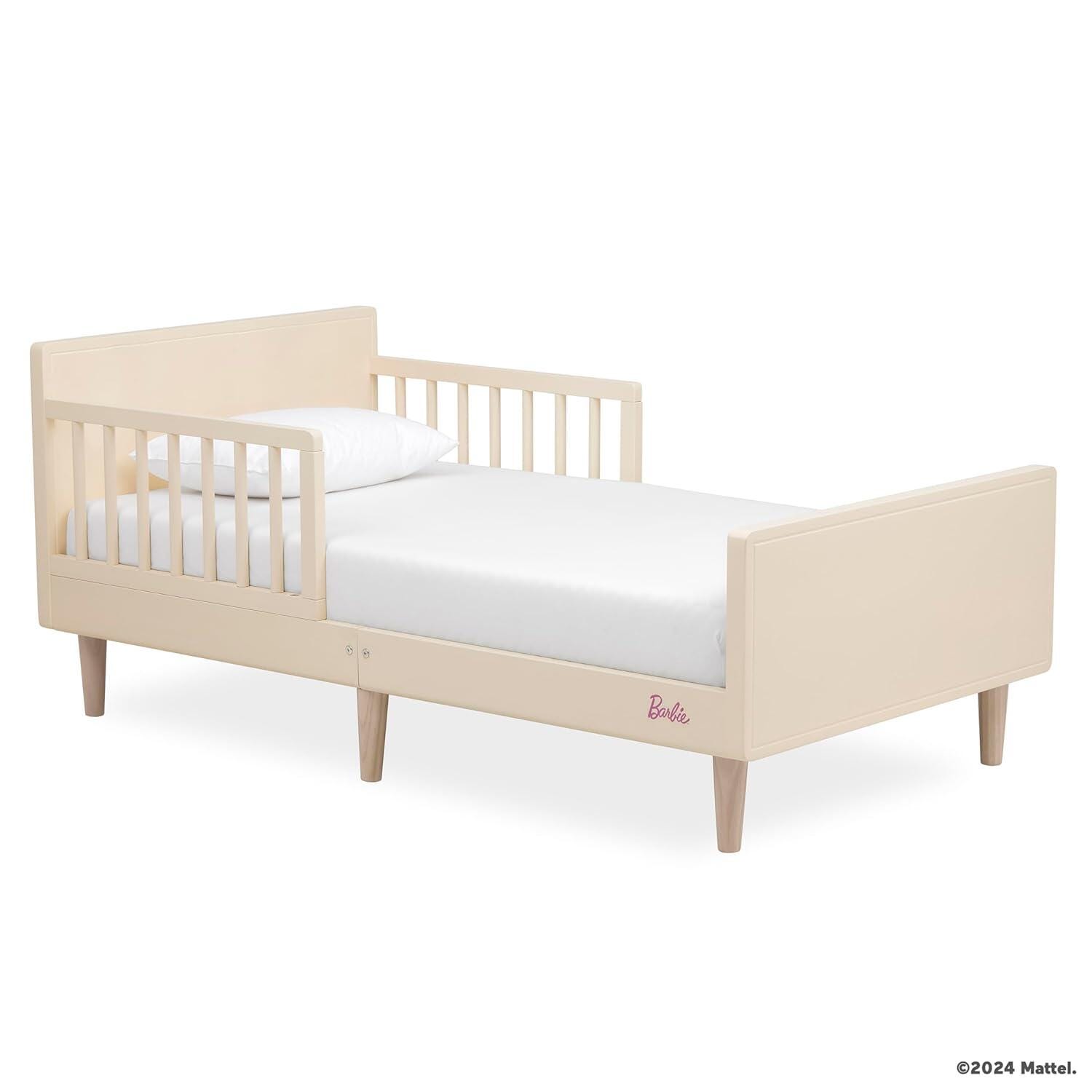 Barbie By Evolur Los Altos Toddler Bed, Vanilla Cream, large