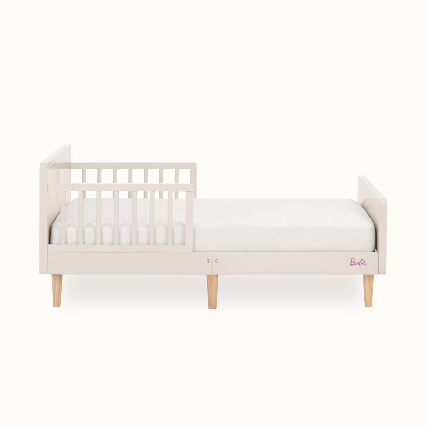 Barbie By Evolur Los Altos Toddler Bed, Vanilla Cream, large