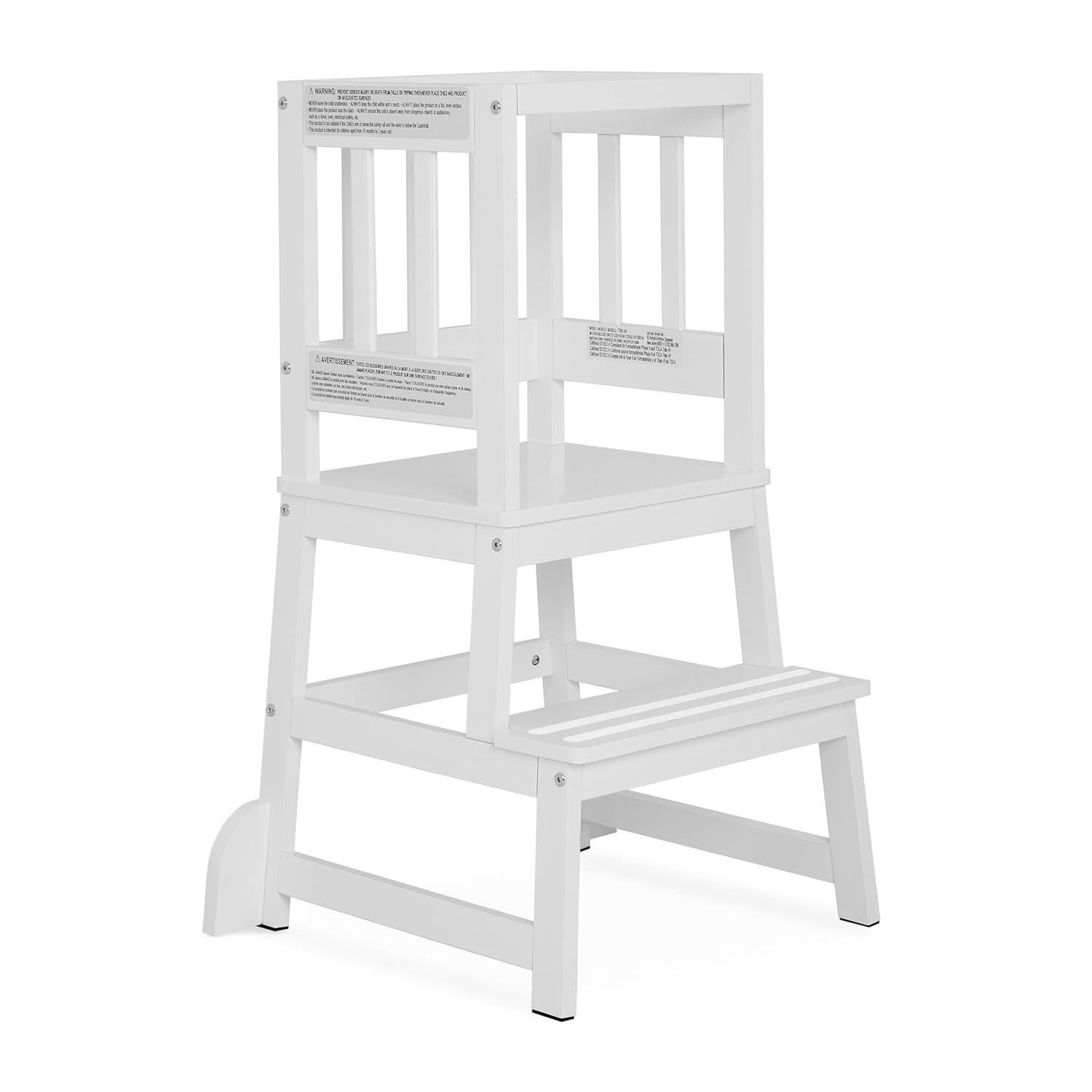 Dream On Me 2-in-1 Step Stool, White, large
