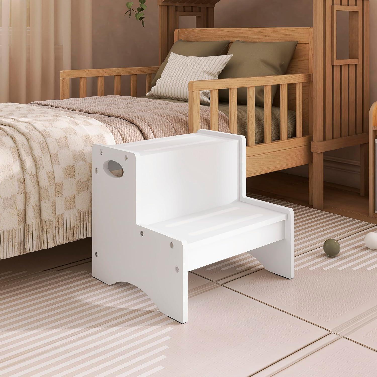 Dream On Me Step Stool, White, rollover